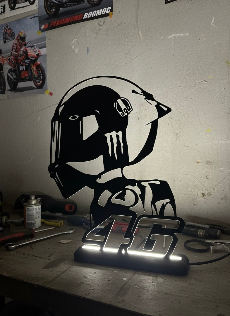 Lampada da esposizione con LED Valentino Rossi - MOTOGP