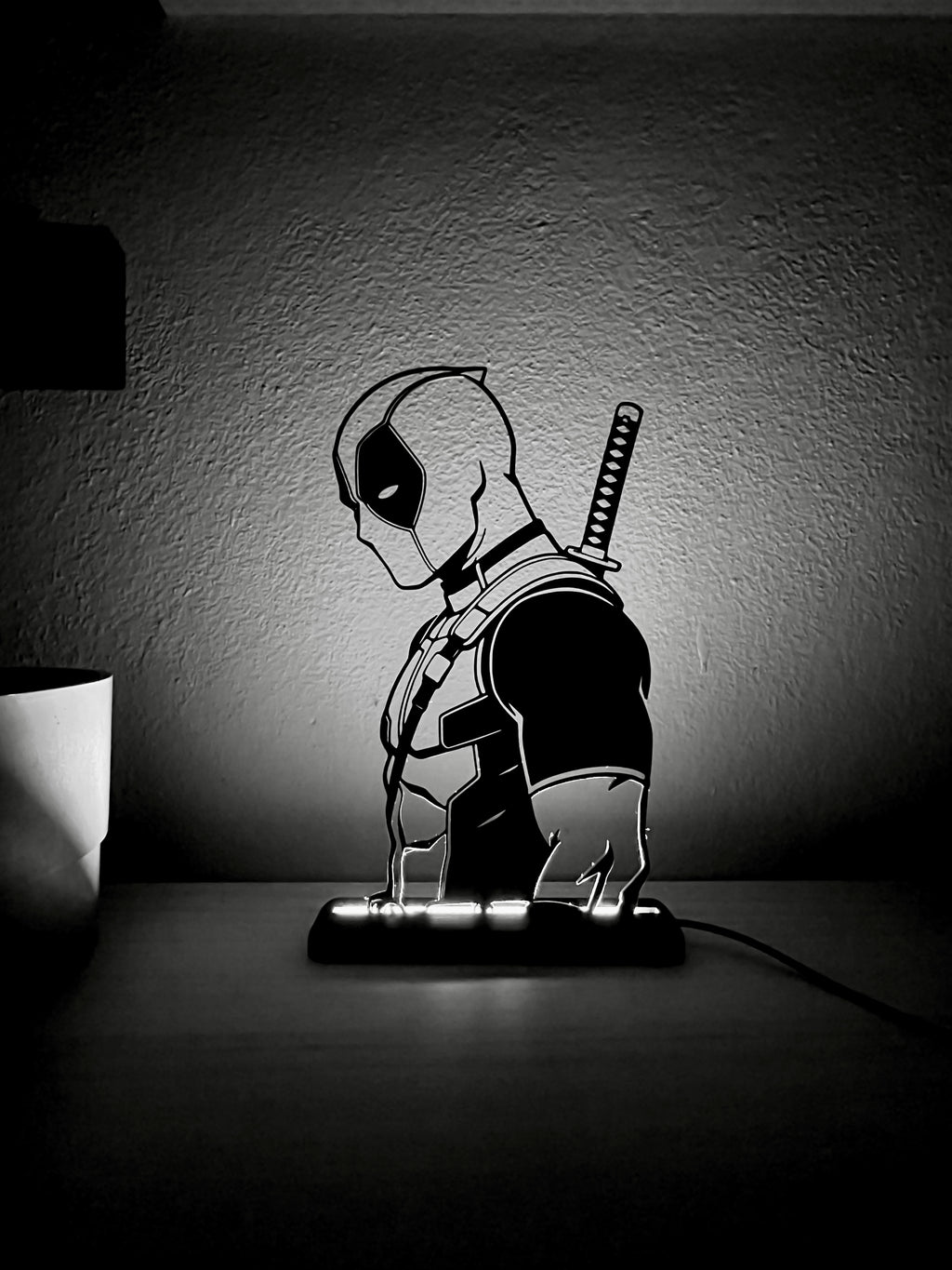 Lampada da esposizione con LED Deadpool - Marvel