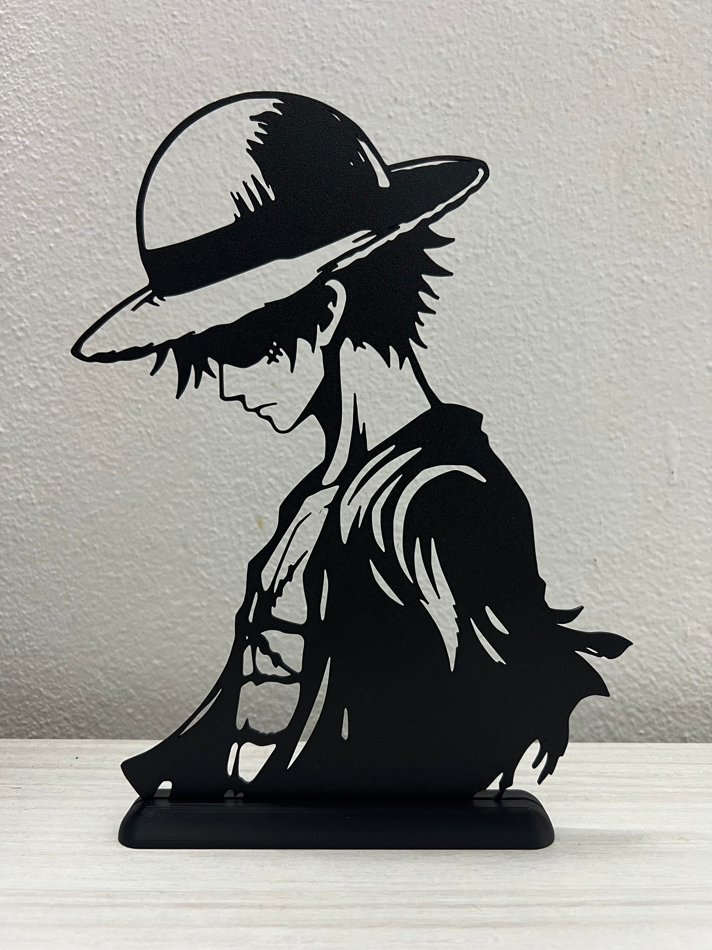 Silhouette da esposizione Luffy - OnePiece