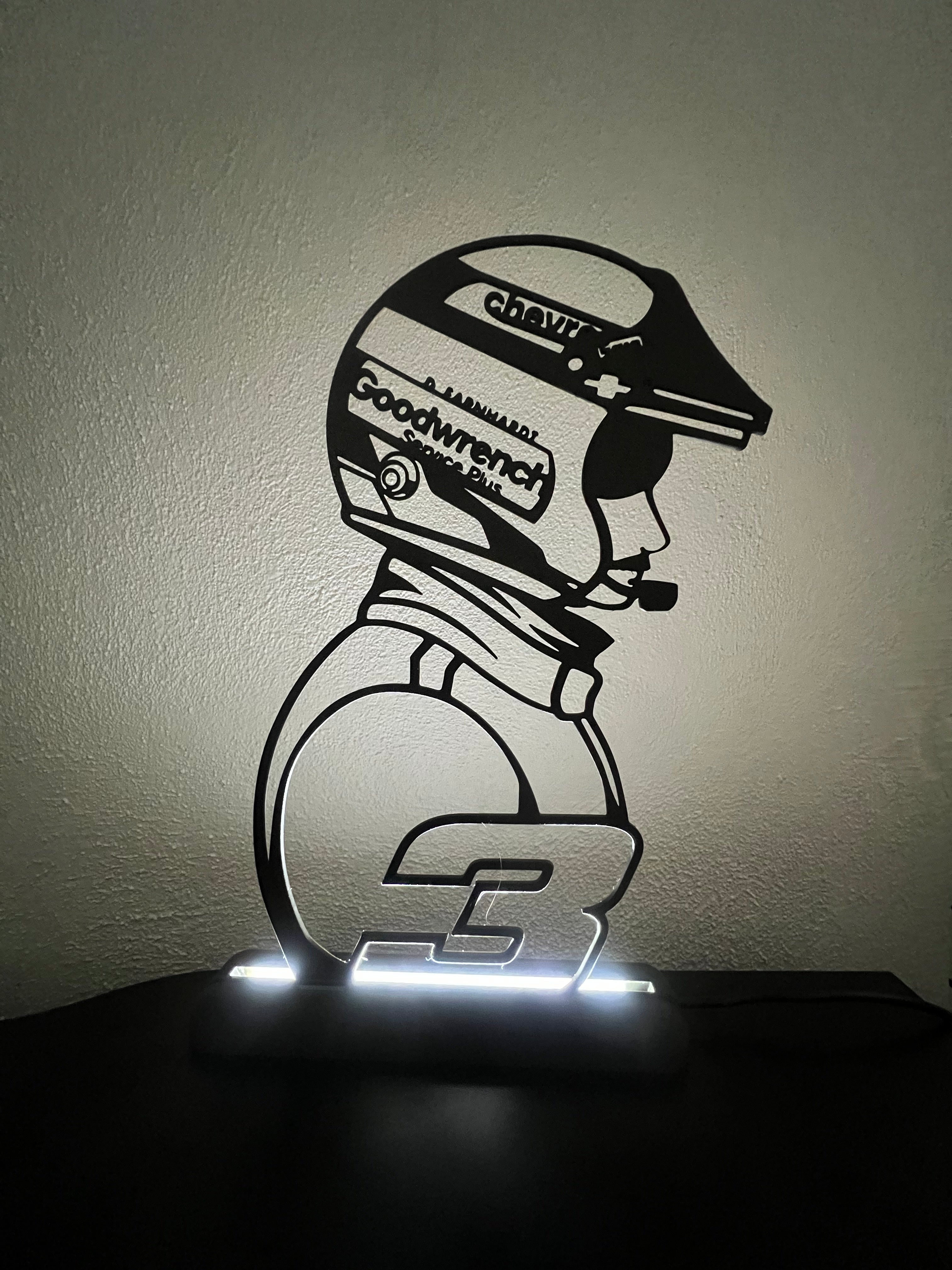 Lampada da esposizione con LED Dale Earnhardt - NASCAR