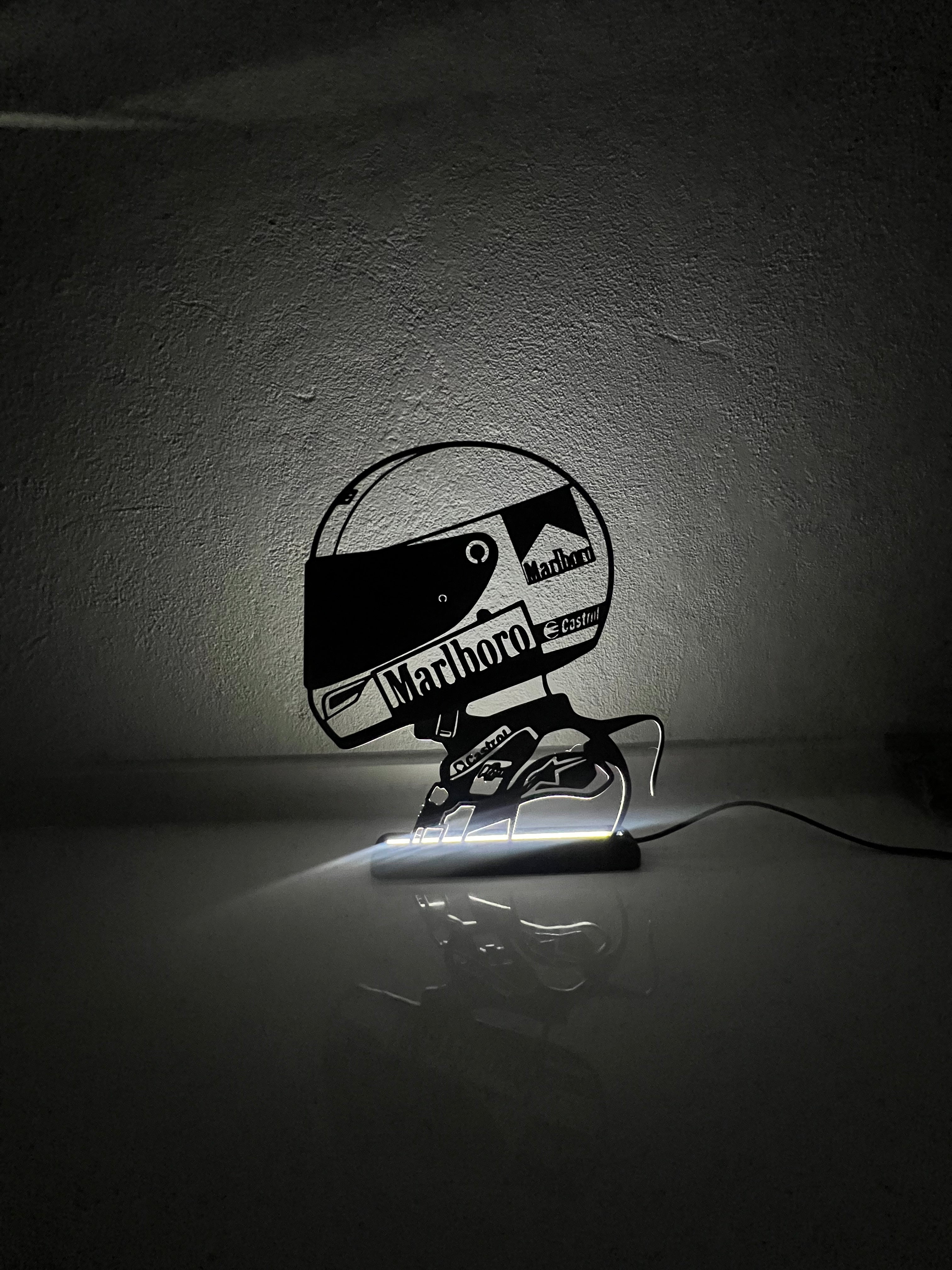 Lampe d'affichage LED Giacomo Agostini - MOTOGP
