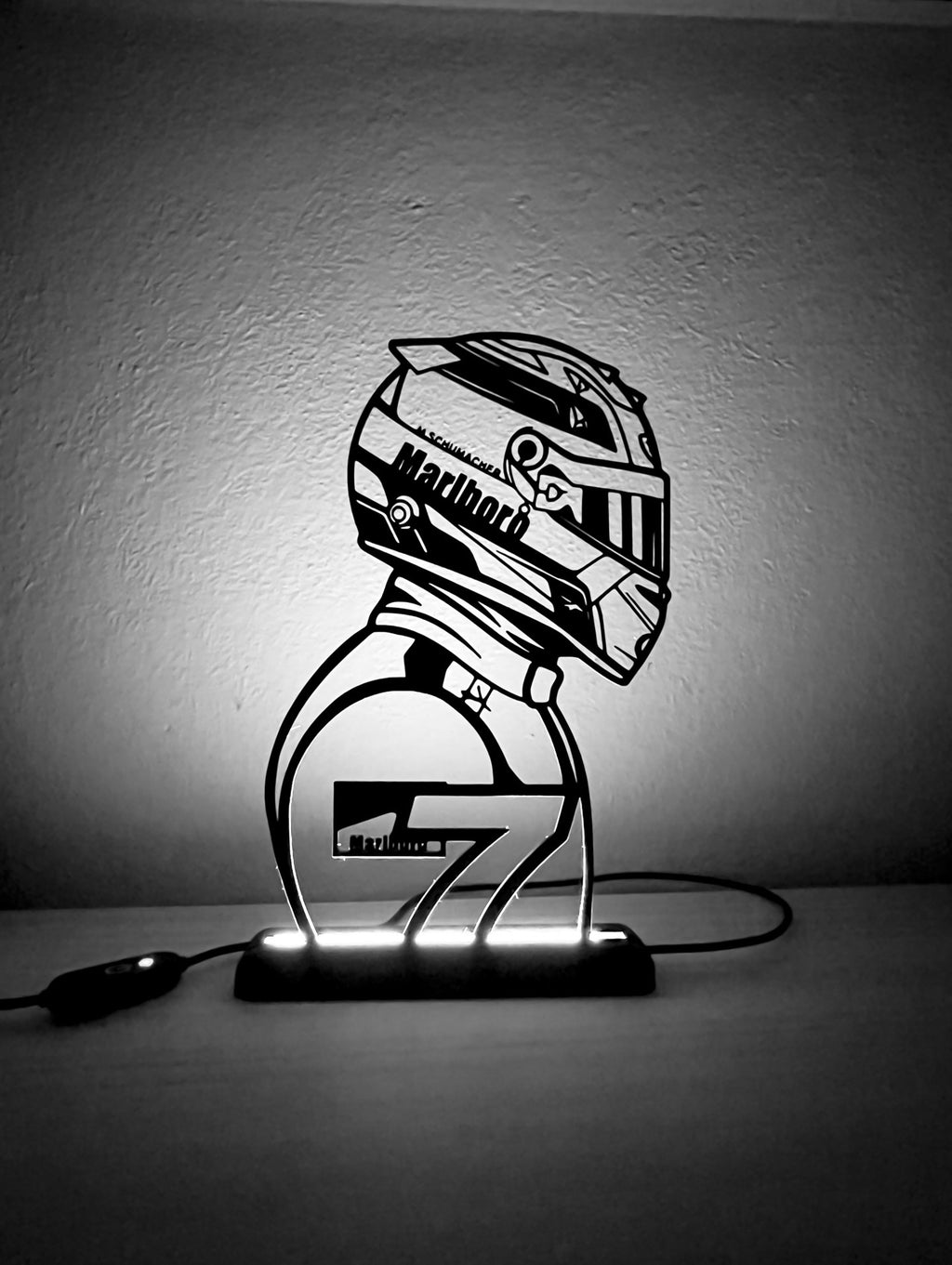 Lampada da esposizione con LED Michael Schumacher- FORMULA 1