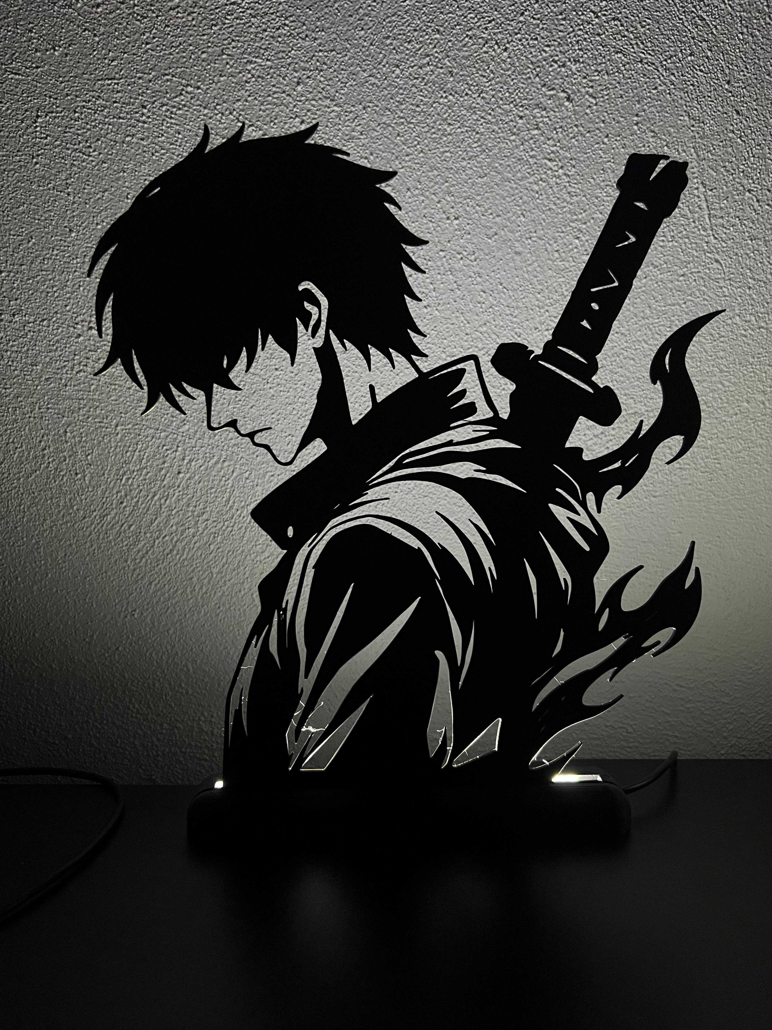 Lampada da esposizione con LED Solo Leveling