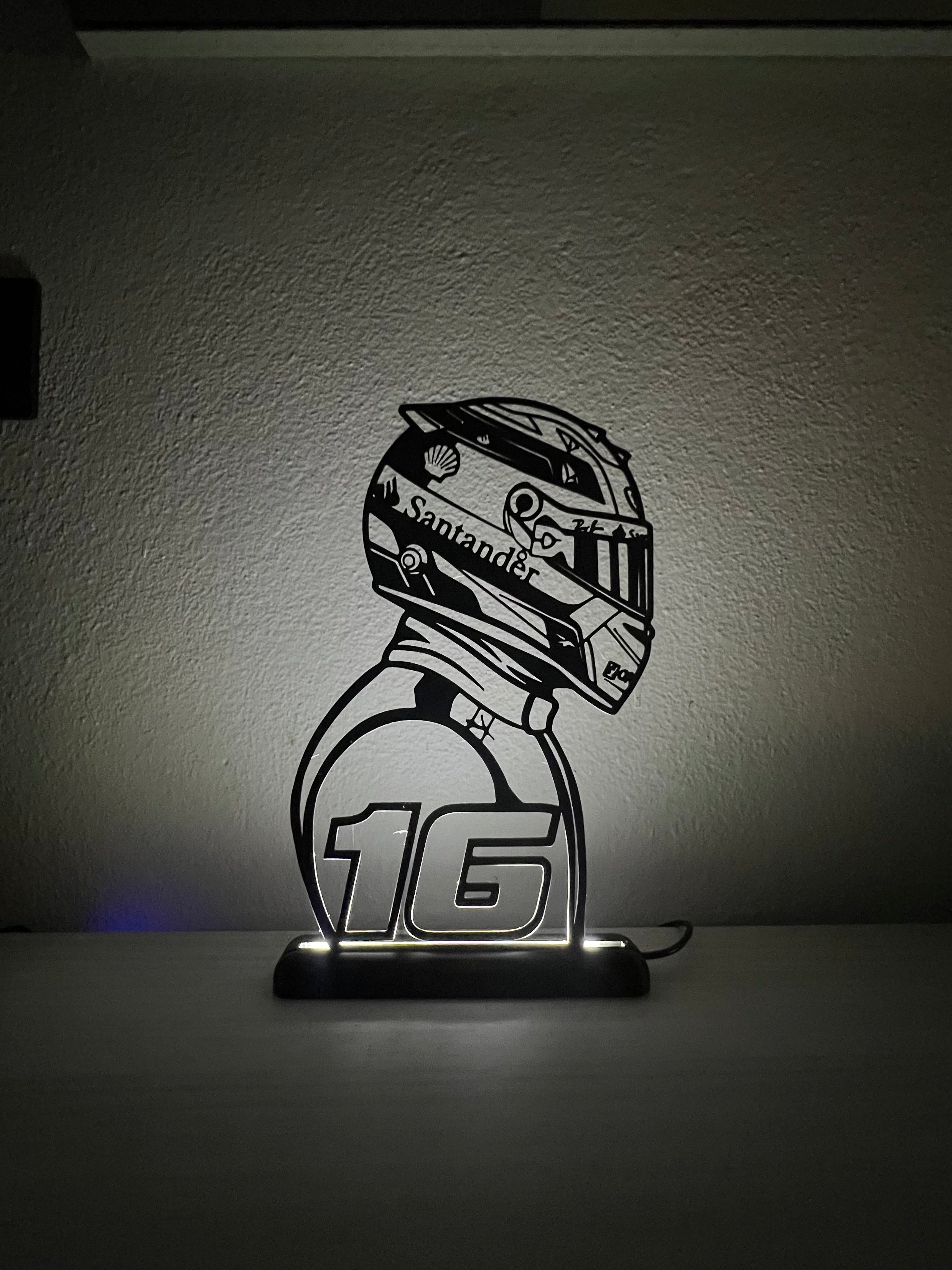 Lampe d'affichage LED Charles Leclerc - FORMULE 1