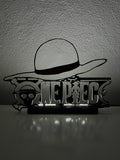 Lampada da esposizione con LED logo OnePiece