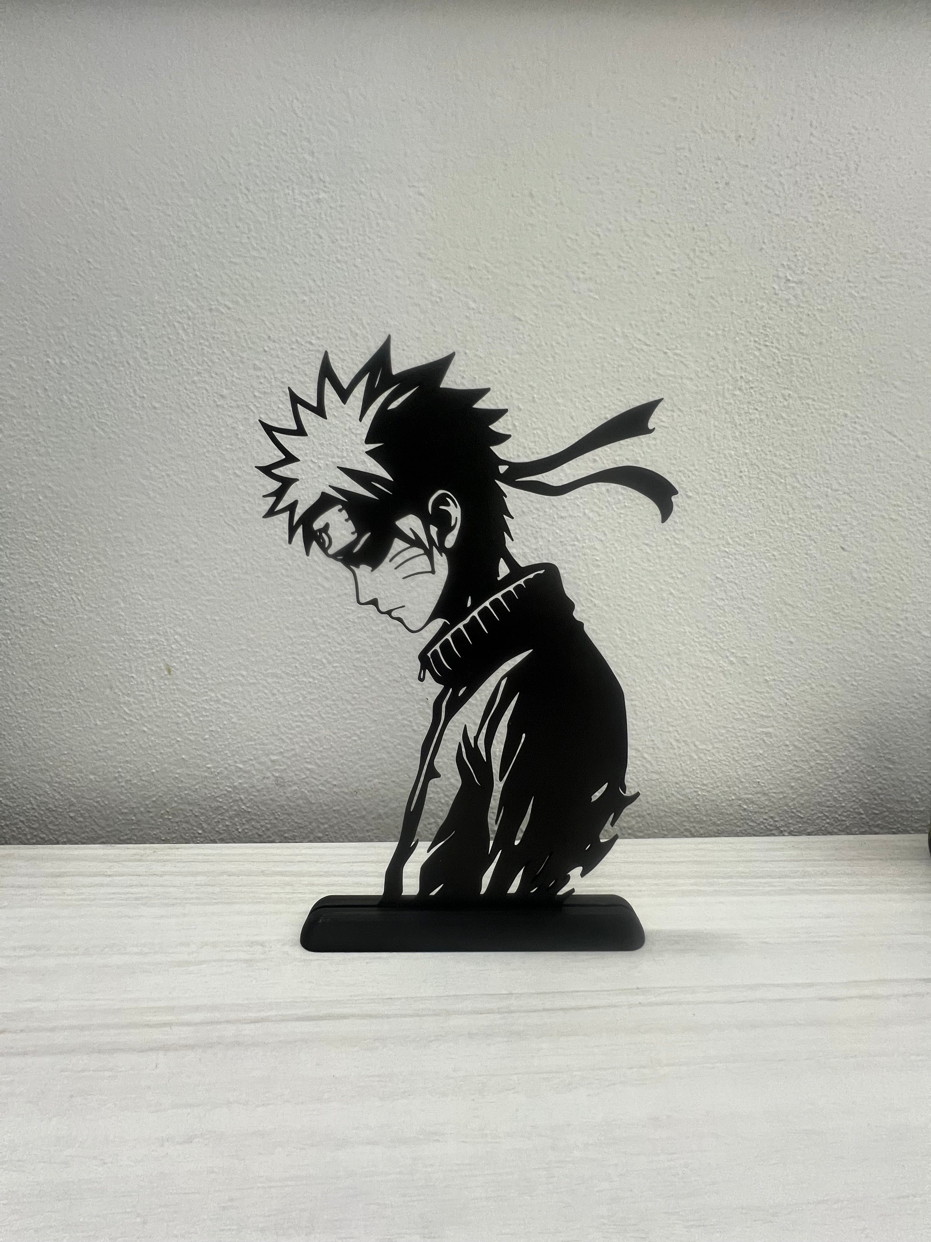 Silhouette da esposizione Naruto
