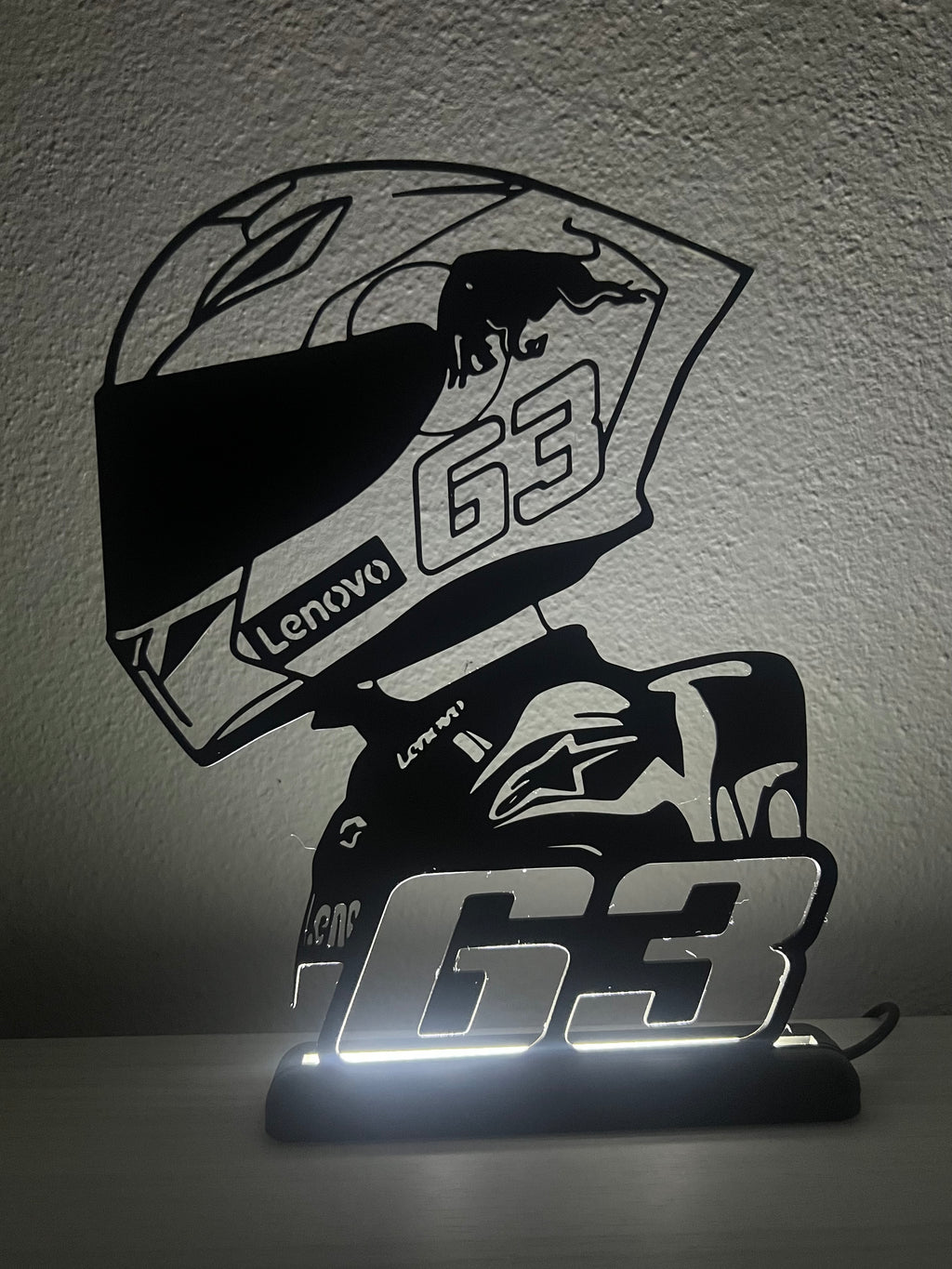 Lampada da esposizione con LED Pecco Bagnaia - MOTOGP