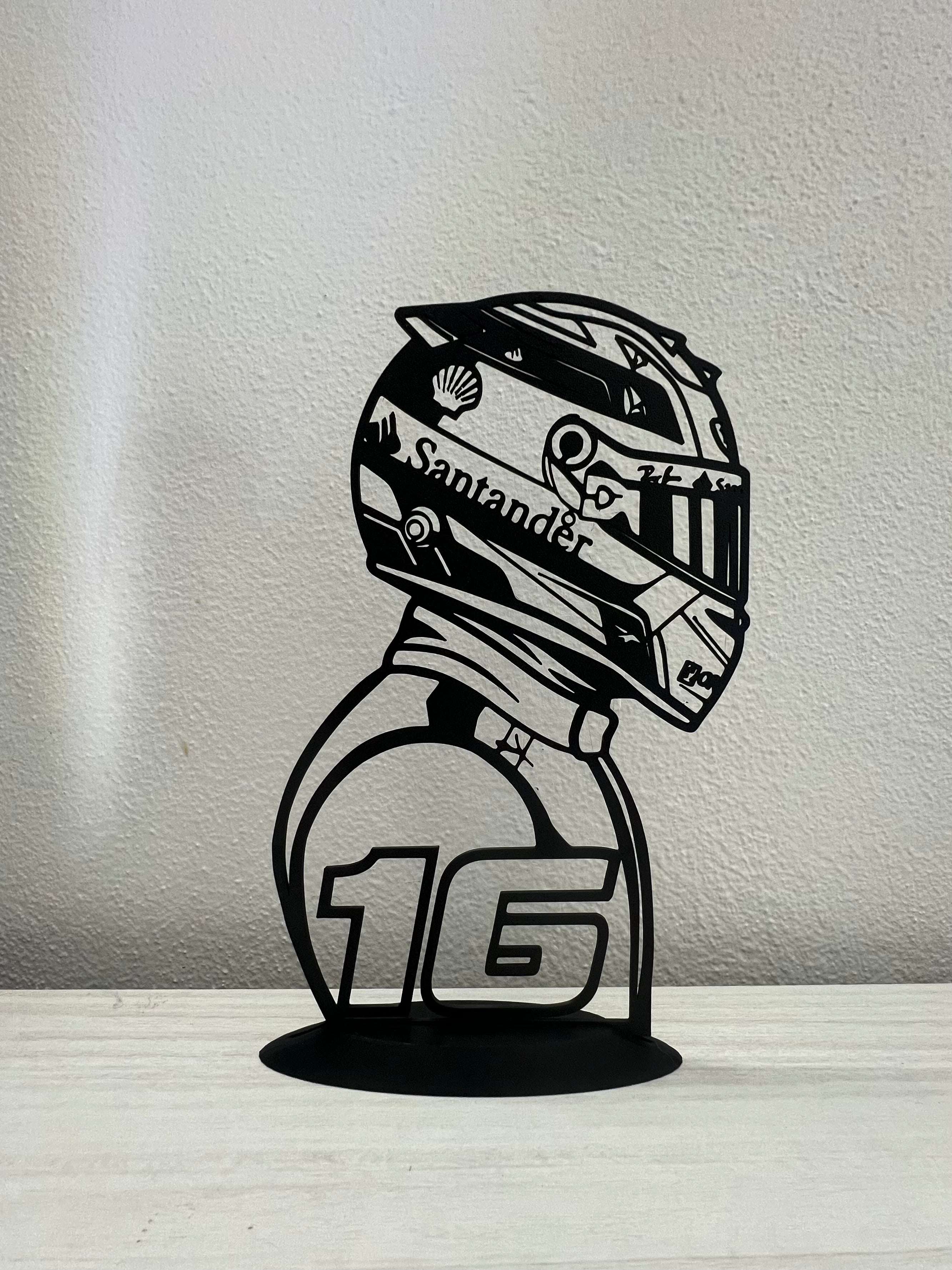 Silhouette da esposizione Charles Leclerc - FORMULA 1