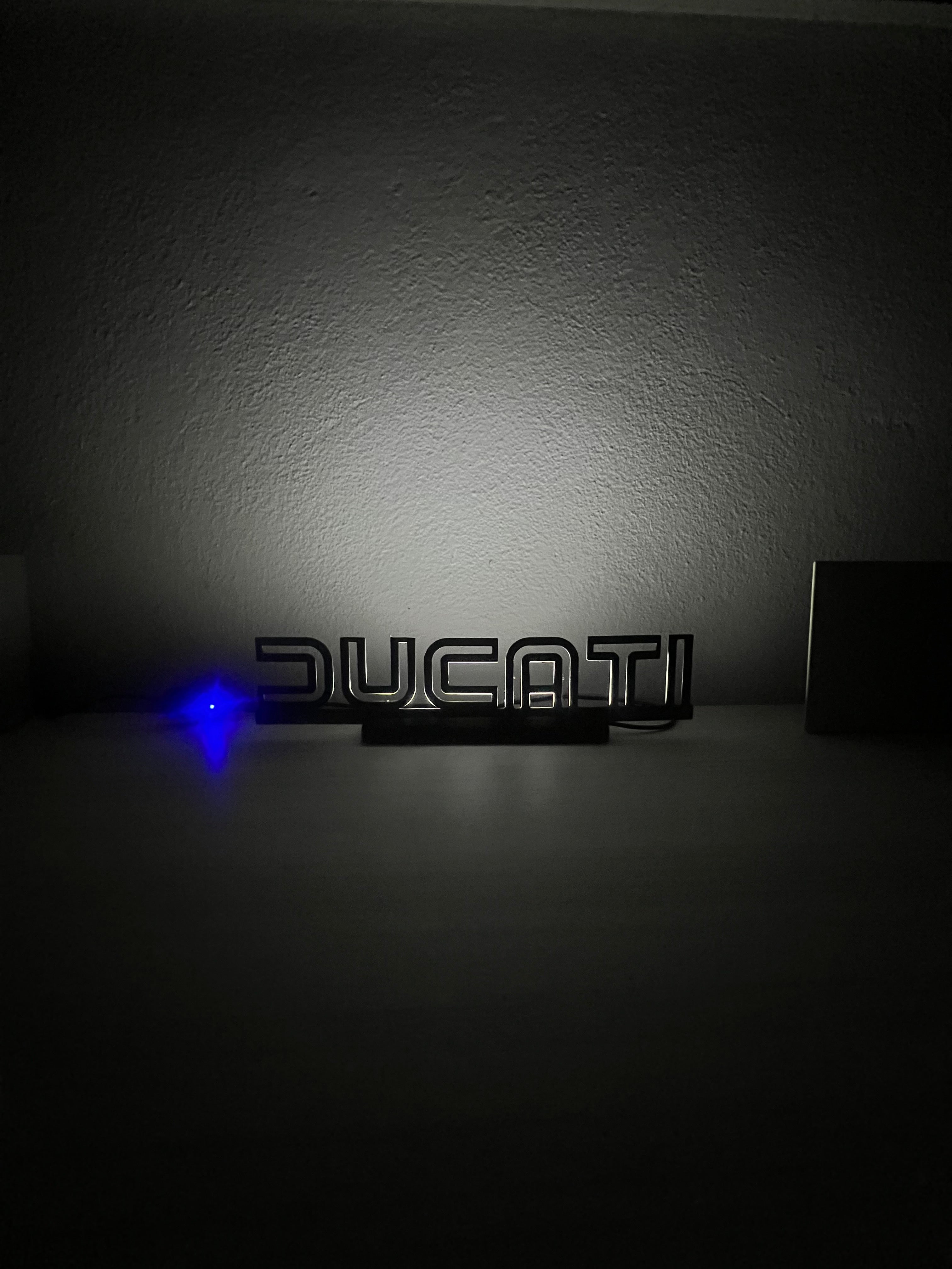 Lampada da esposizione con LED logo Ducati - MOTOGP