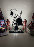 Lampada da esposizione con LED Deadpool - Marvel