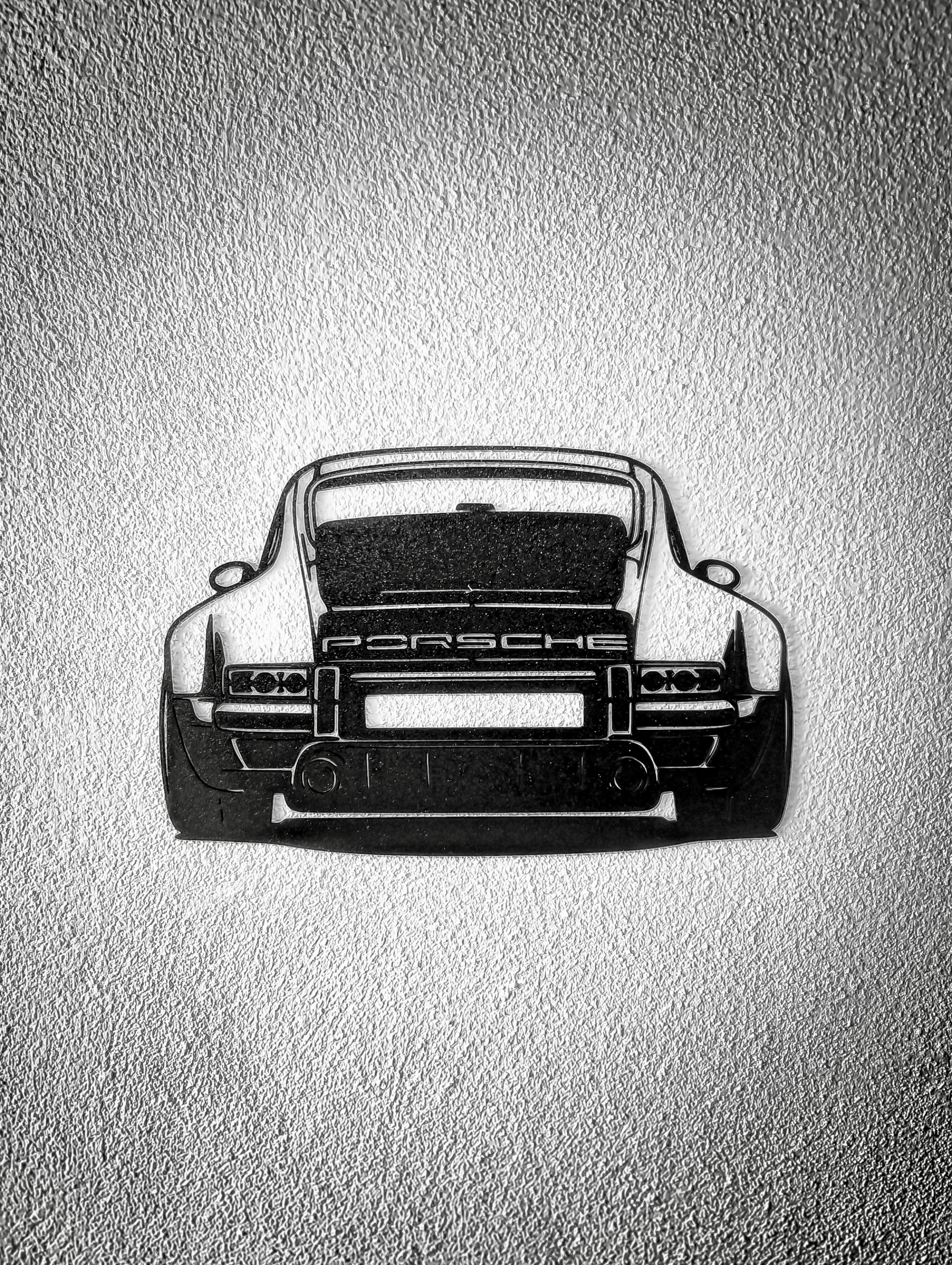 Silhouette Porsche 964
