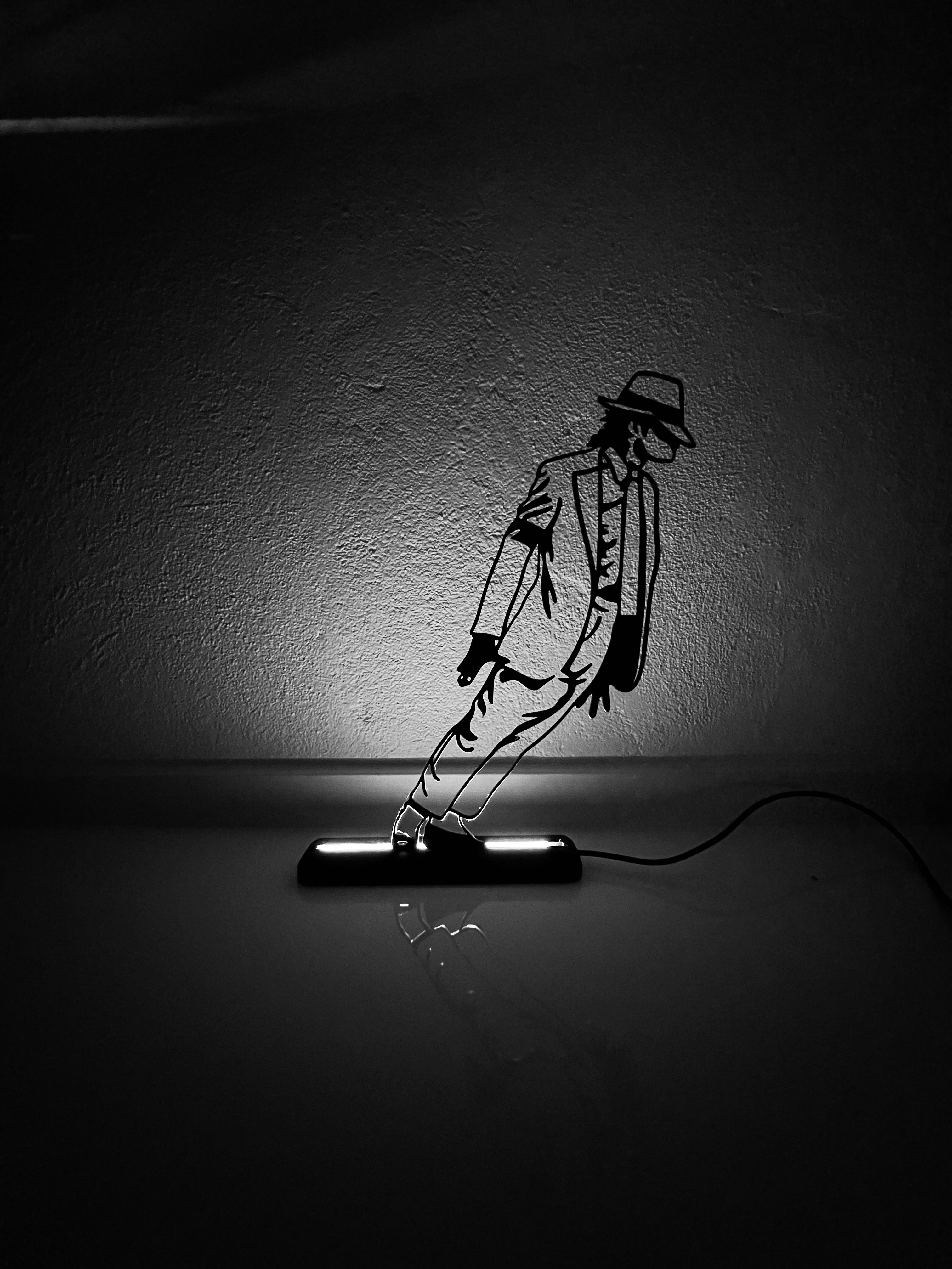 Lampada da esposizione con LED Michael Jackson