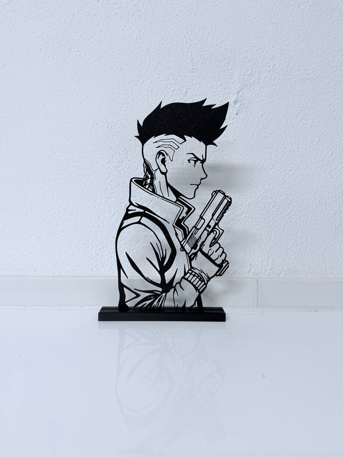 Lampada LED con silhouette 3D di David (Cyberpunk: Edgerunners) – 3DOutline – foto 4