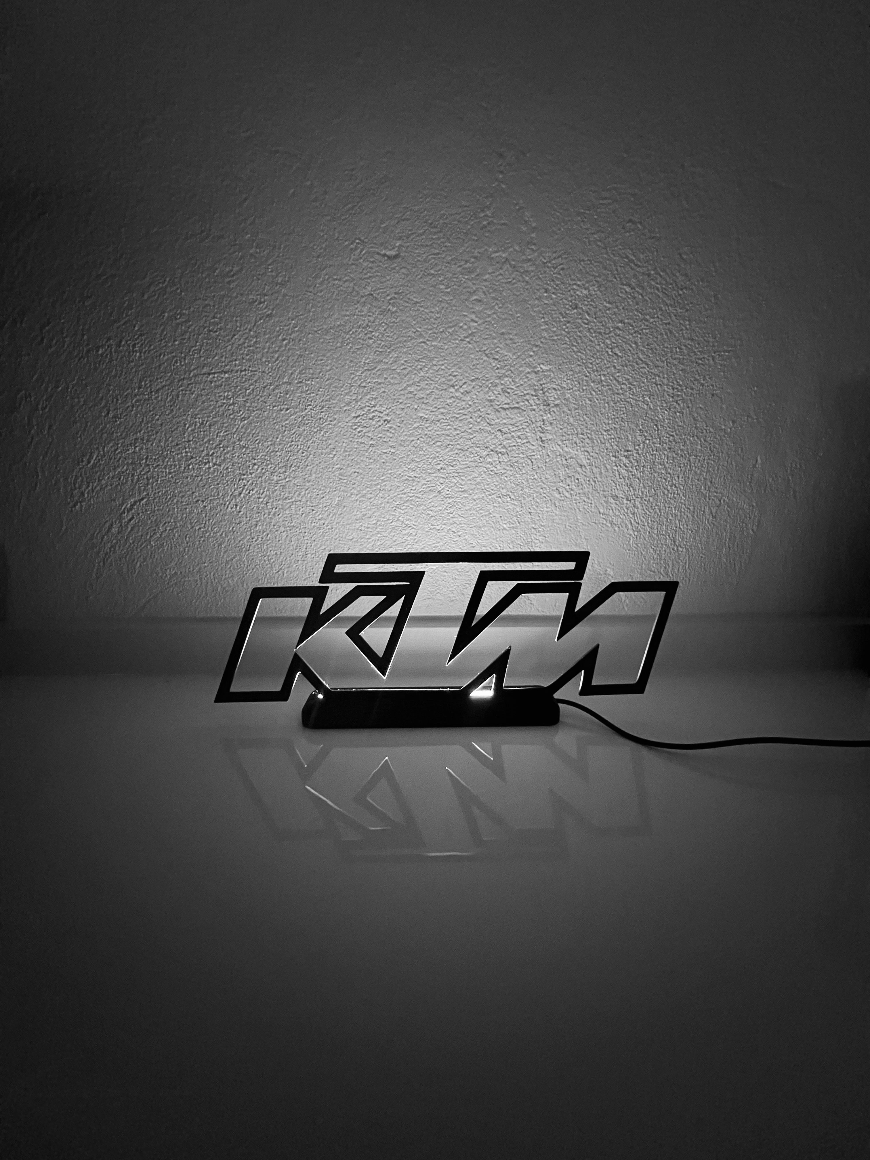 Lampada da esposizione con LED logo KTM