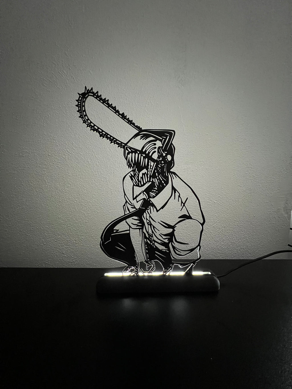 Lampada da esposizione con LED Chainsawman Denji