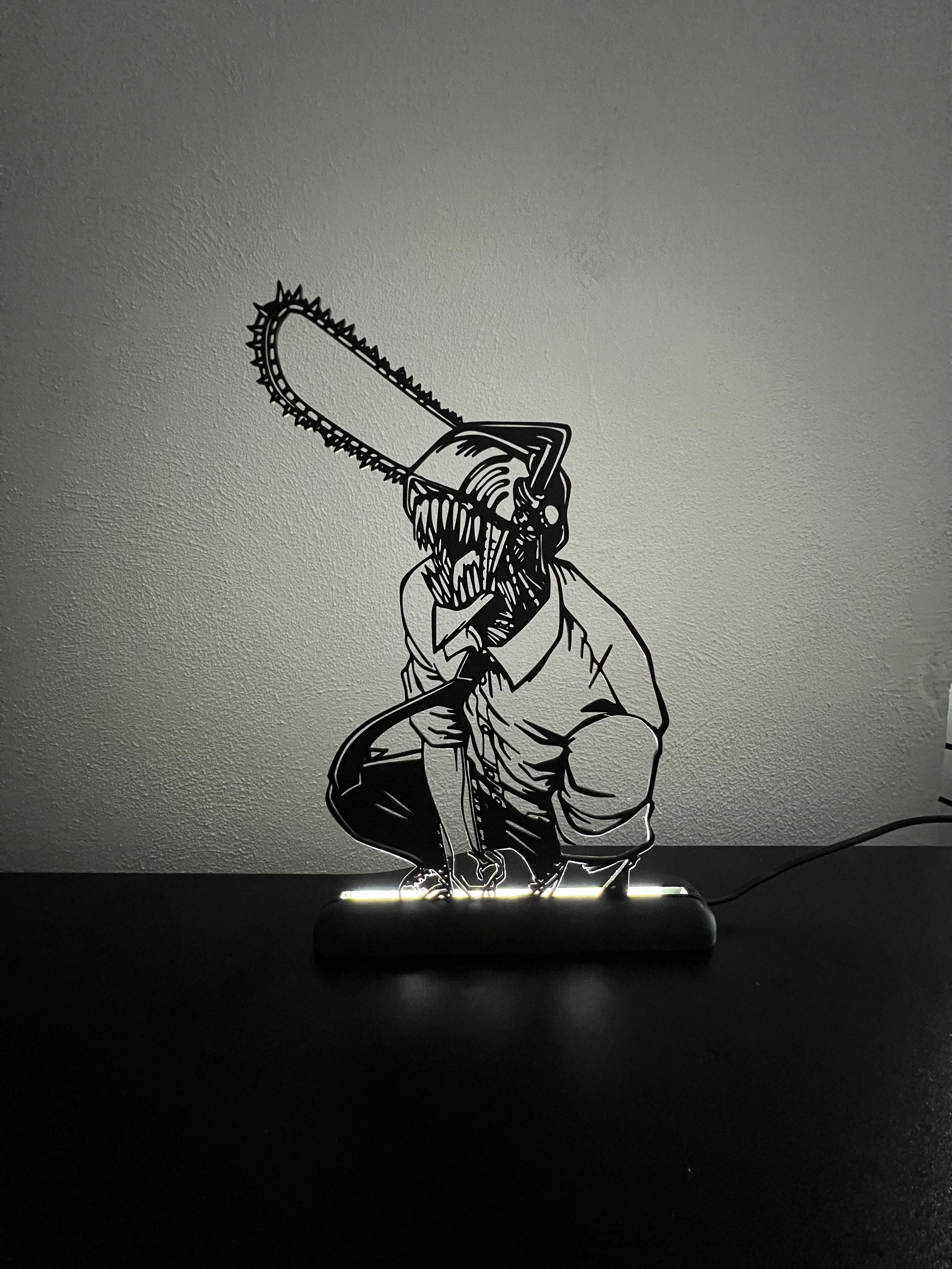 Lampada da esposizione con LED Chainsawman Denji