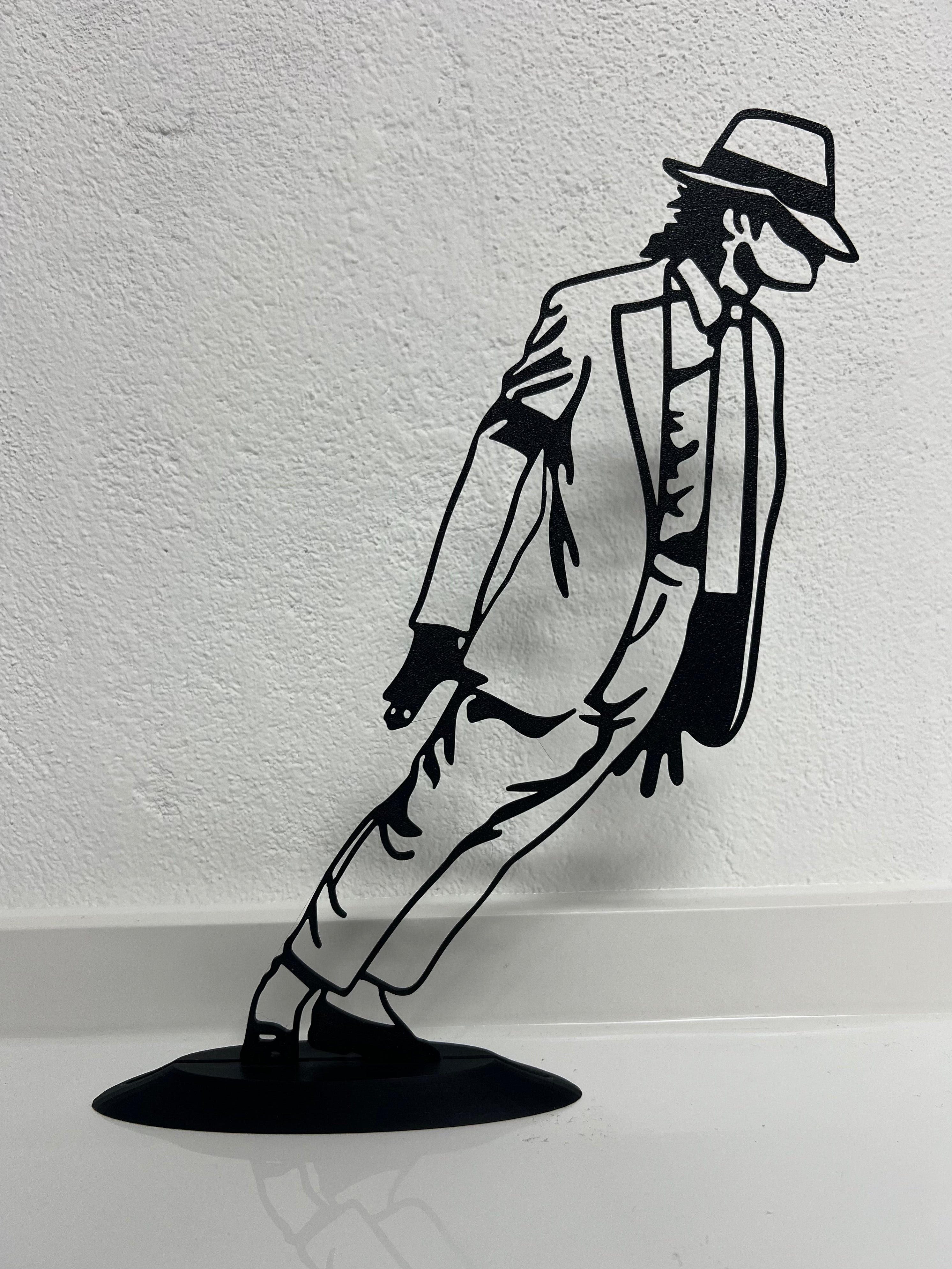 Silhouette da esposizione Michael Jackson