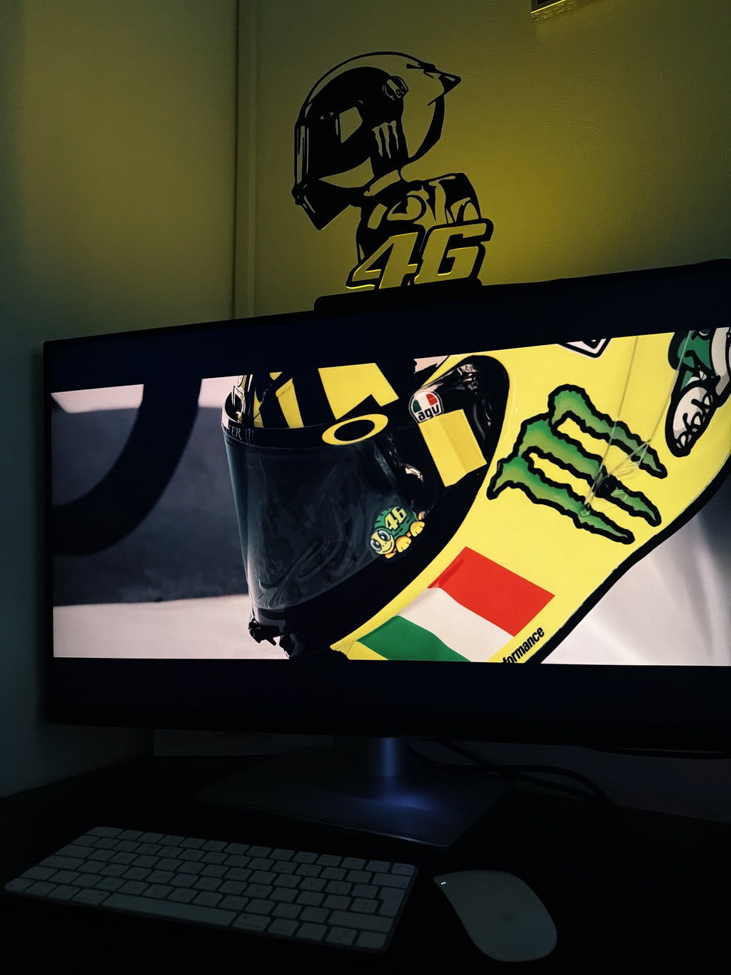 Lampada da esposizione con LED Valentino Rossi - MOTOGP