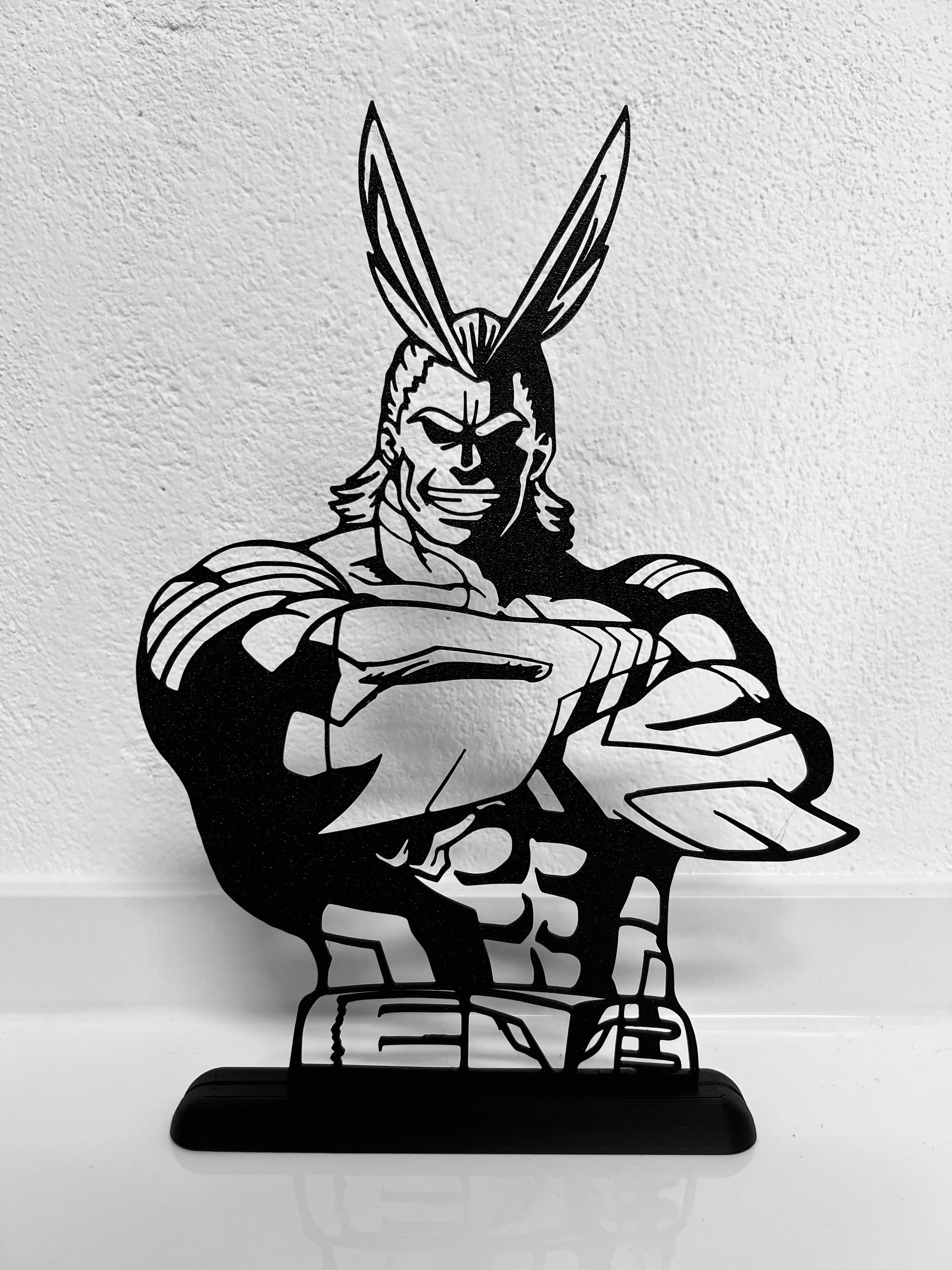Silhouette da esposizione AllMight - My Hero Academia