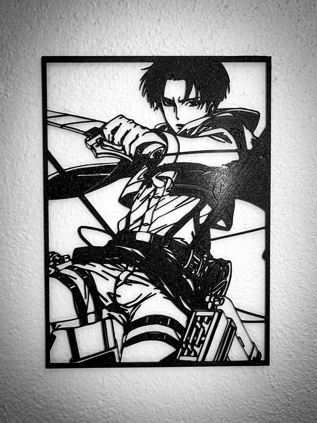 Silhouette Levi - Attack On Titans