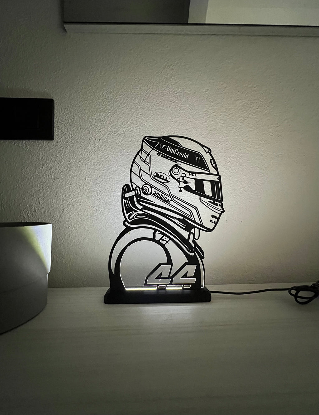 Lampada da esposizione con LED Louis Hamilton- FORMULA 1