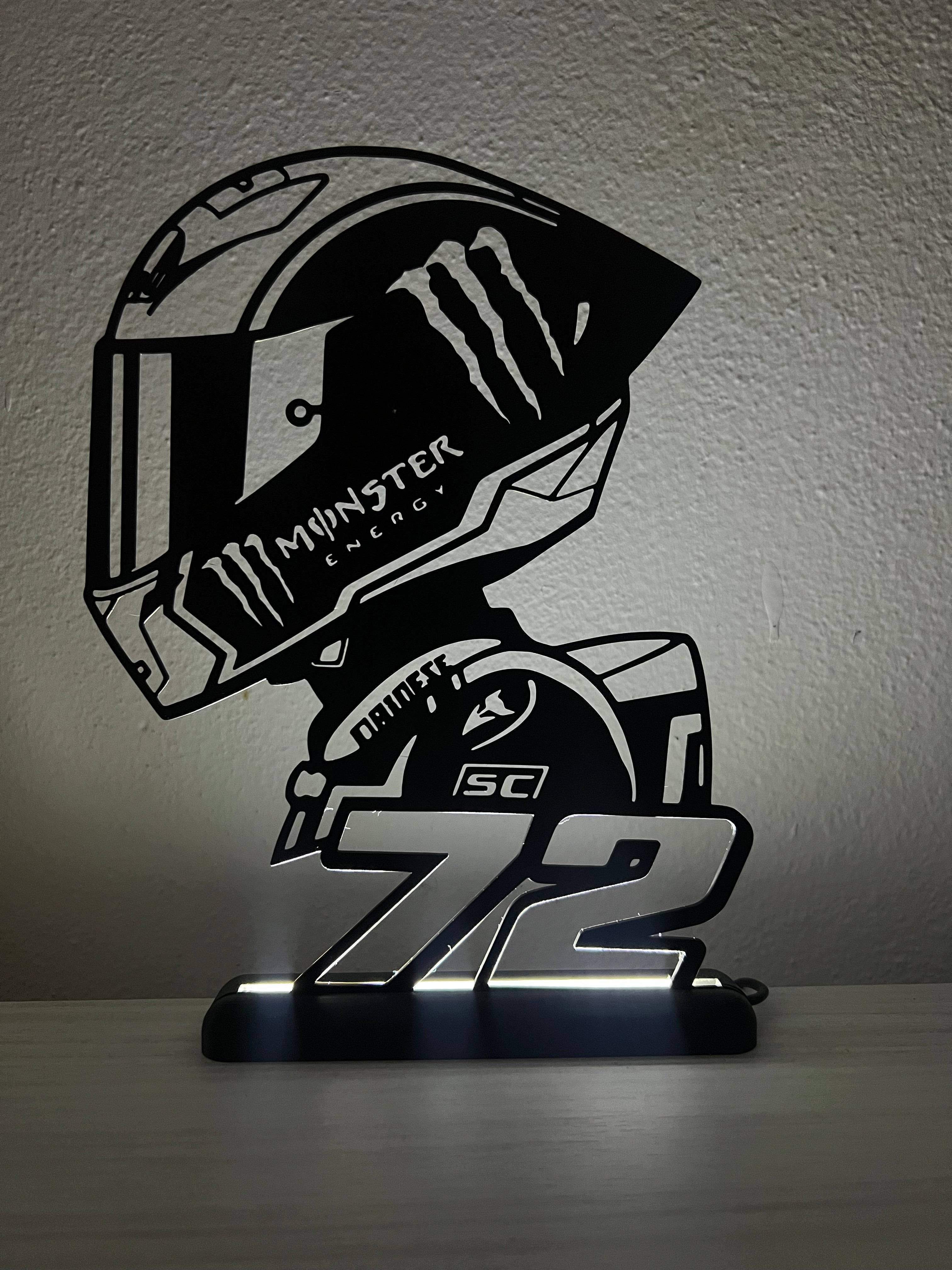 Lampada da esposizione con LED Marco Bezzecchi - MOTOGP