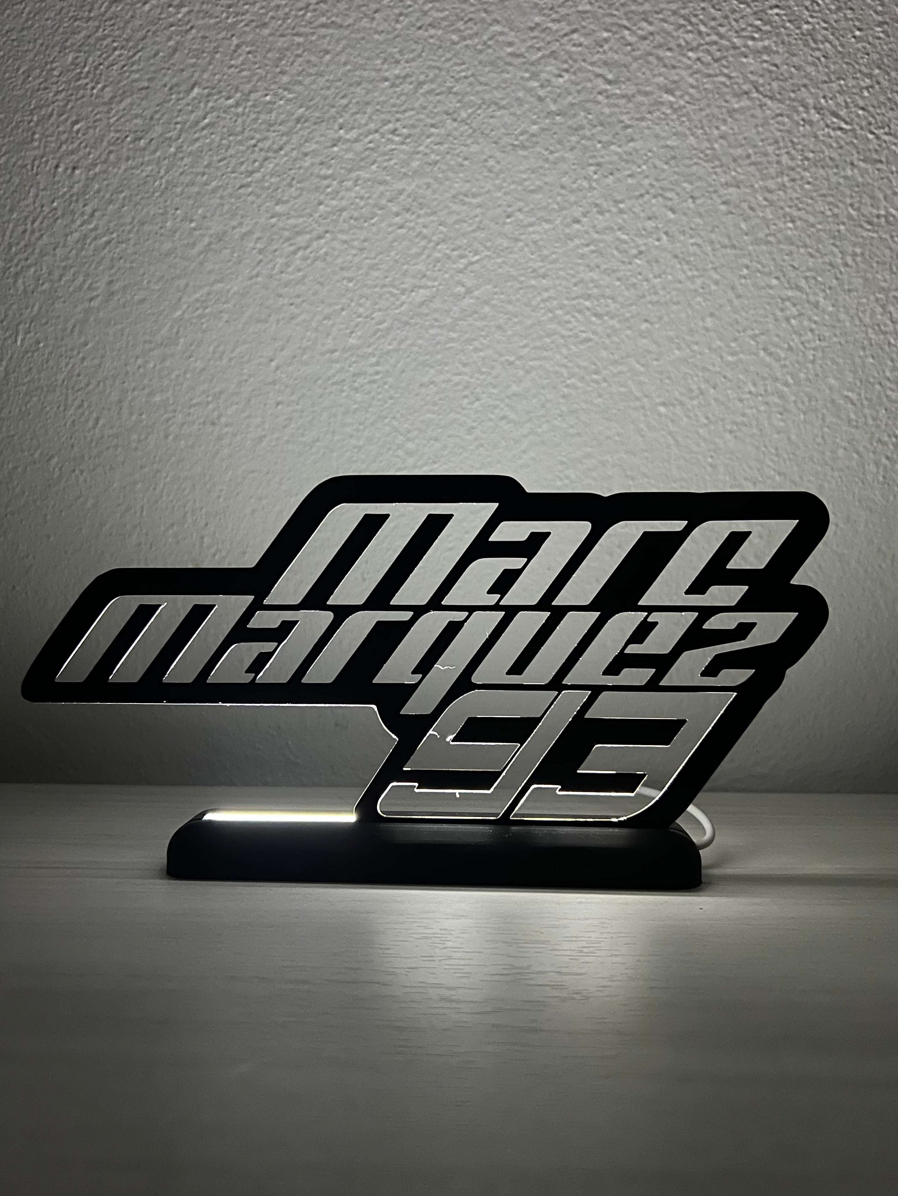 Lampada da esposizione con LED Marc Marquez - MOTOGP