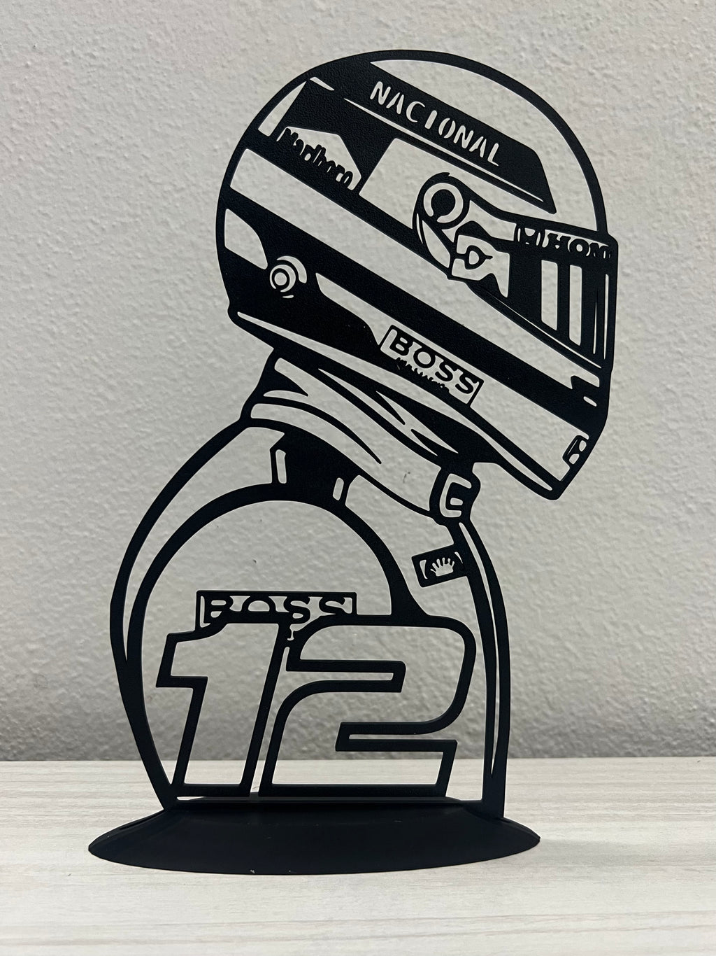 Silhouette da esposizione Ayrton Senna - FORMULA 1