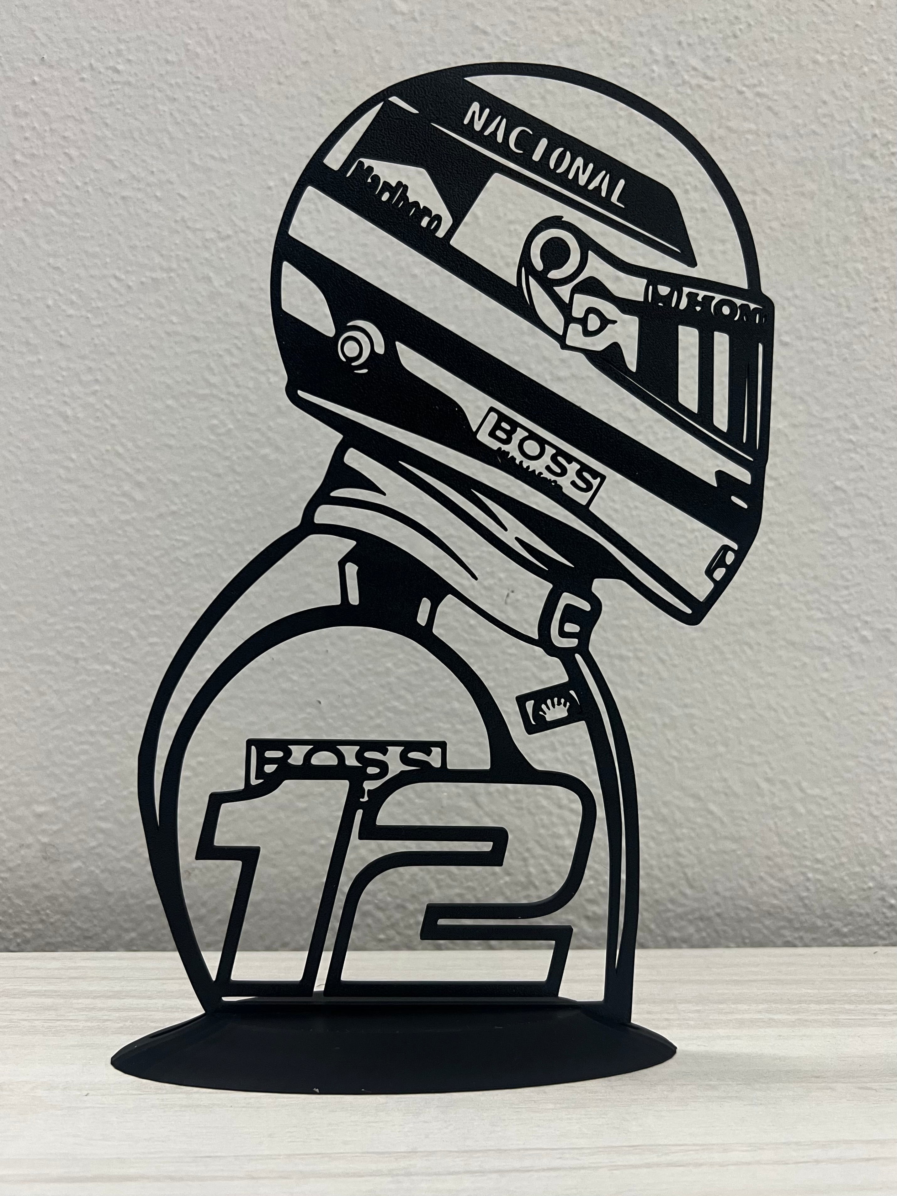 Ayrton Senna senza base LED