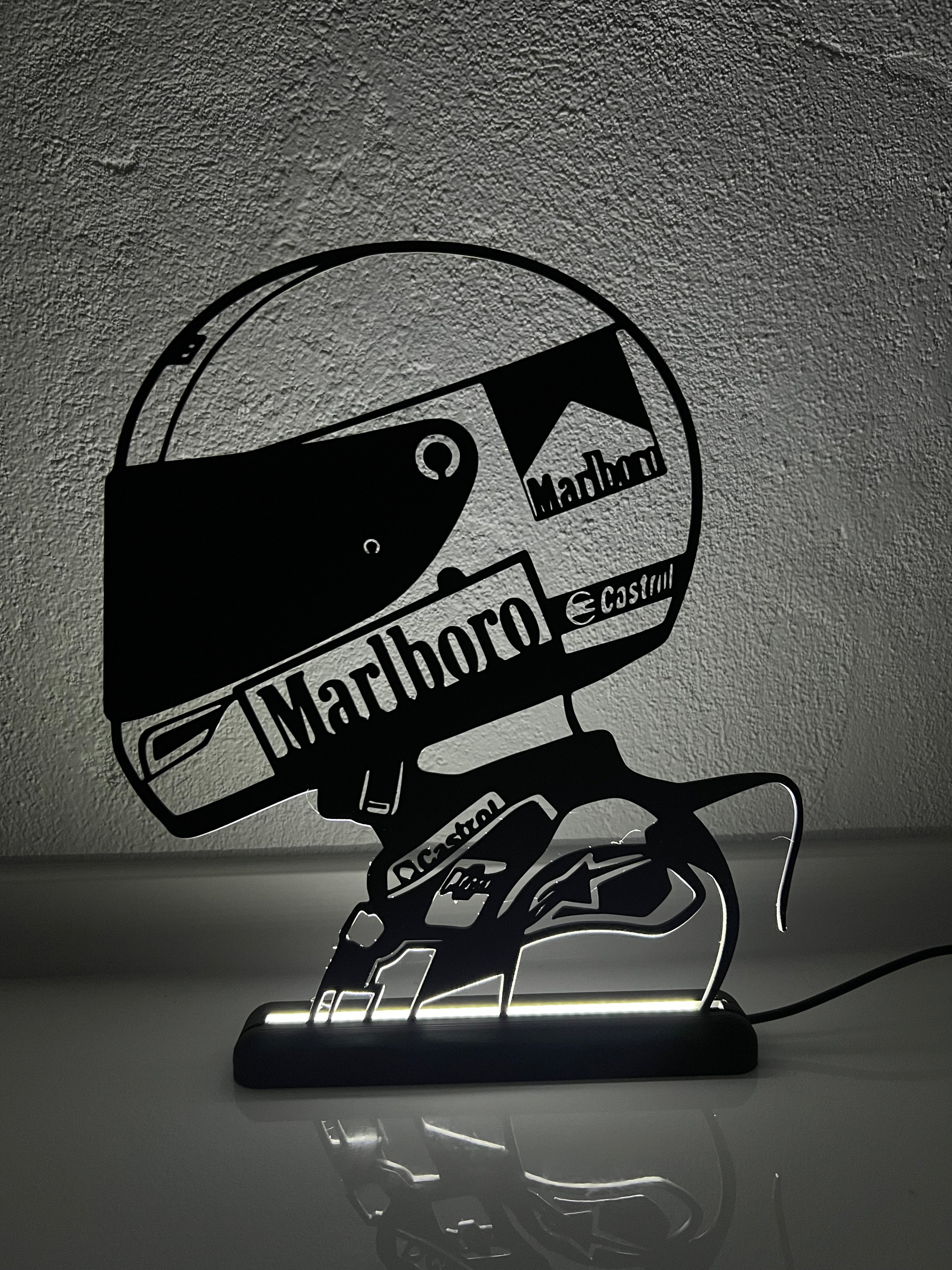 Lampe d'affichage LED Giacomo Agostini - MOTOGP