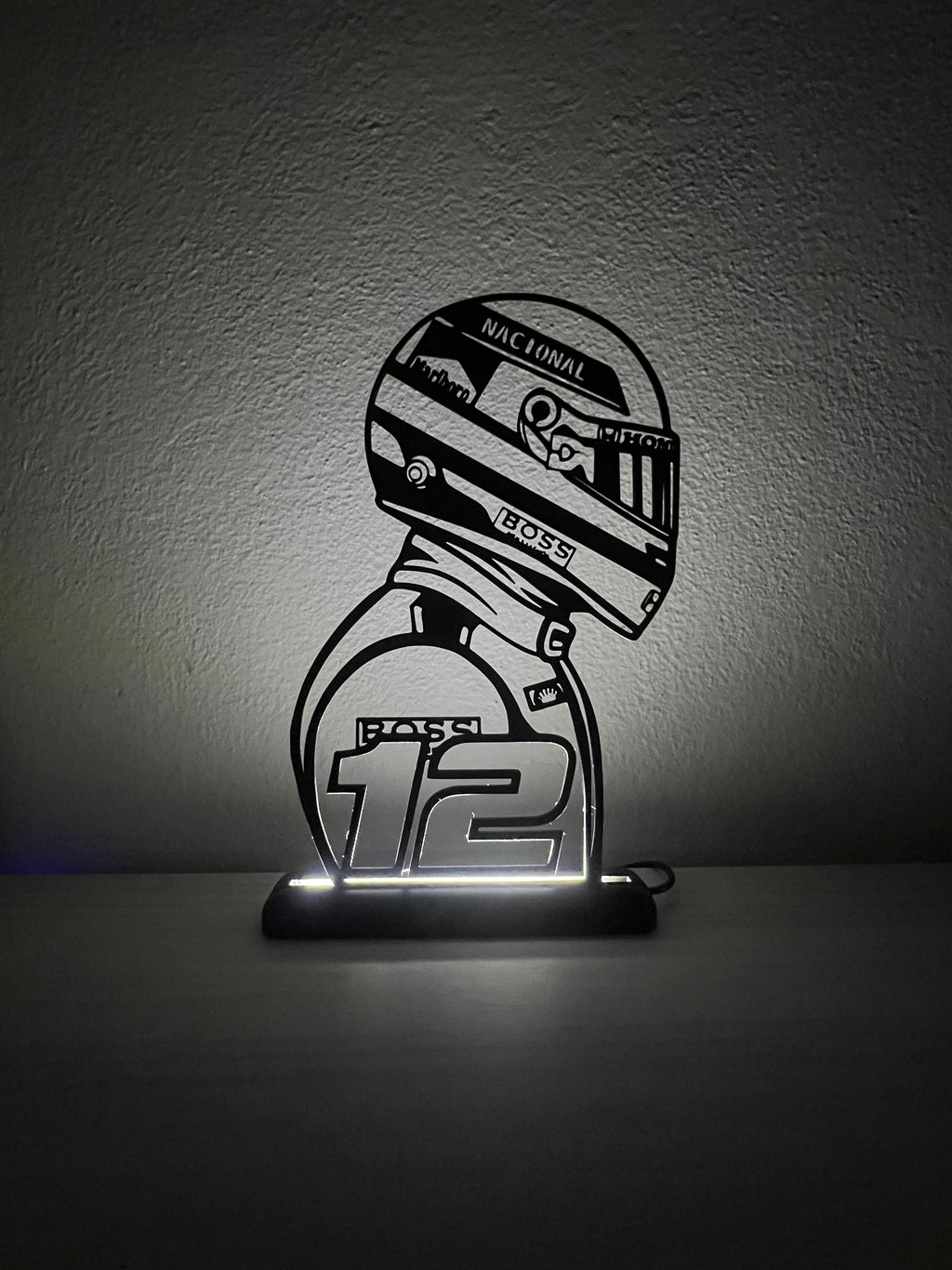 Lampada da esposizione con LED Ayrton Senna - FORMULA 1