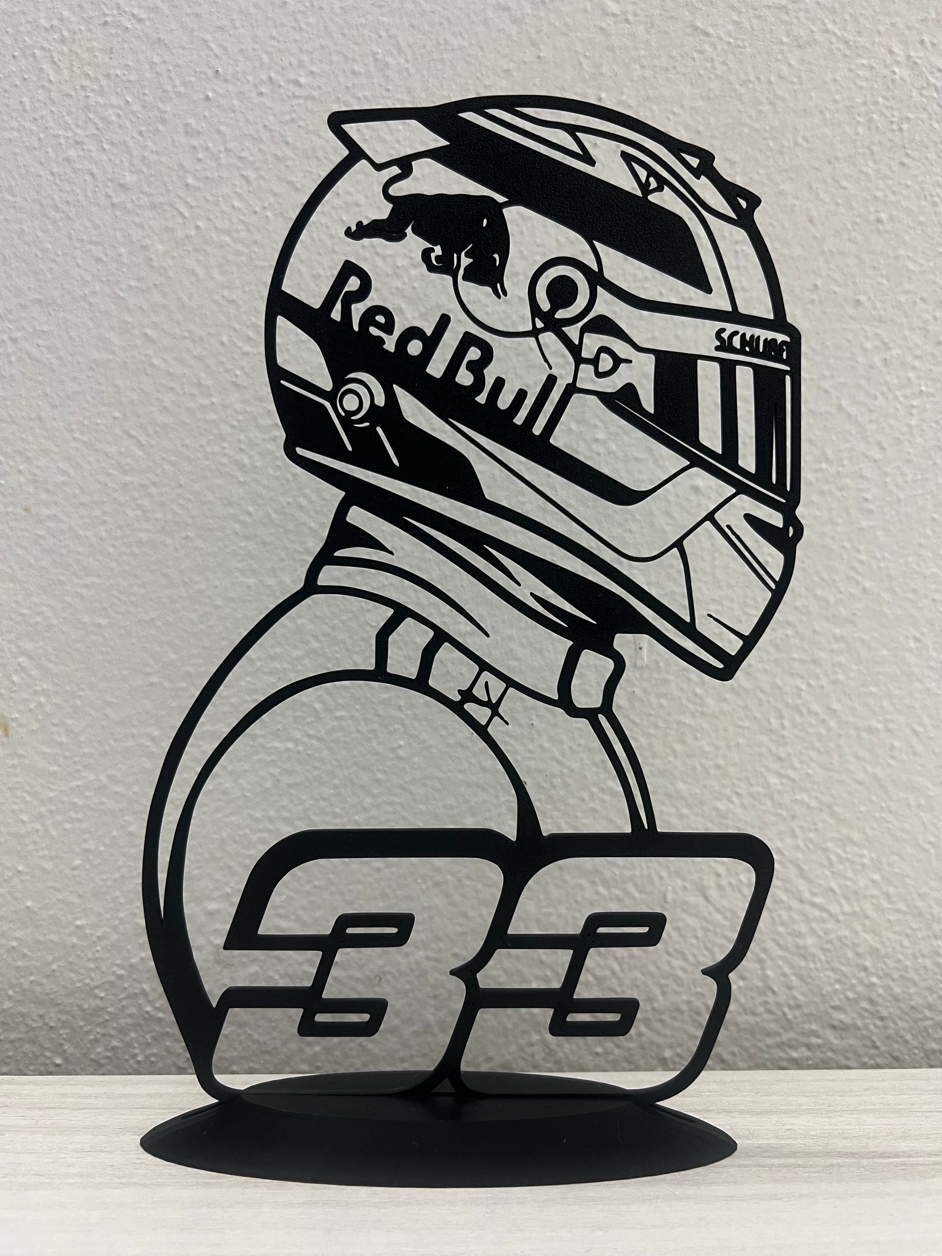 Max Verstappen senza base LED