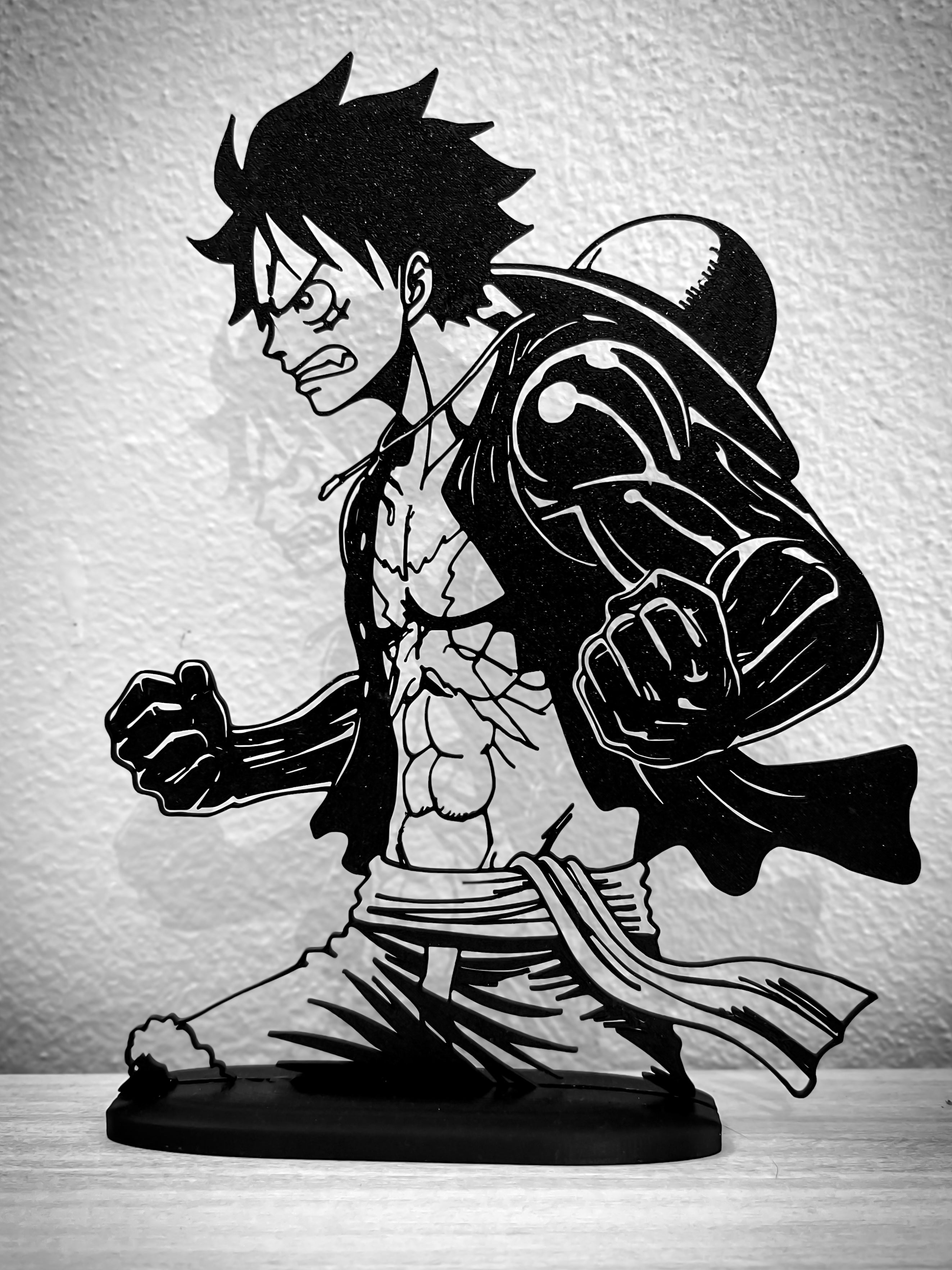 Silhouette da esposizione Luffy - OnePiece