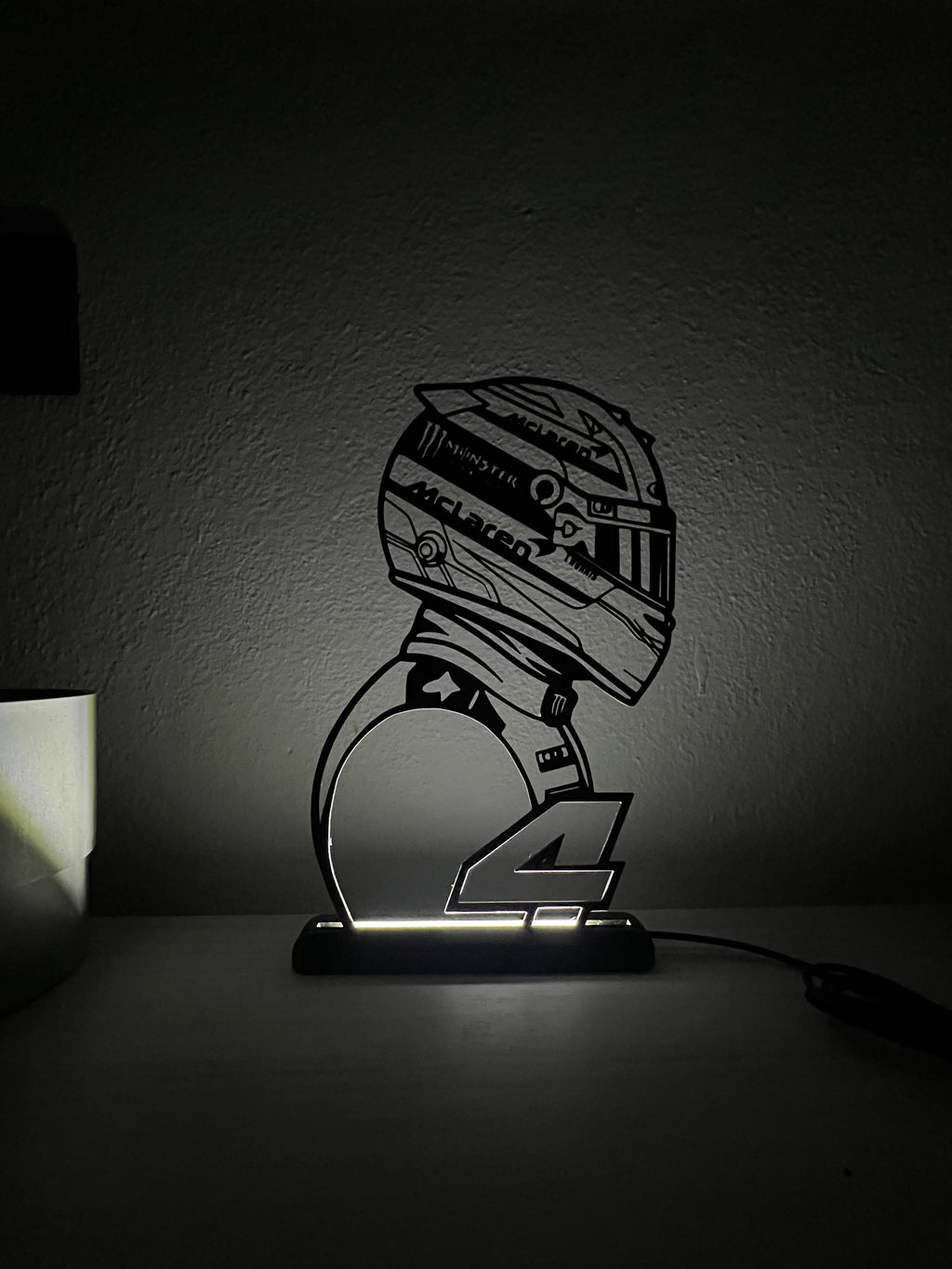 Lampada da esposizione con LED Lando Norris- FORMULA 1