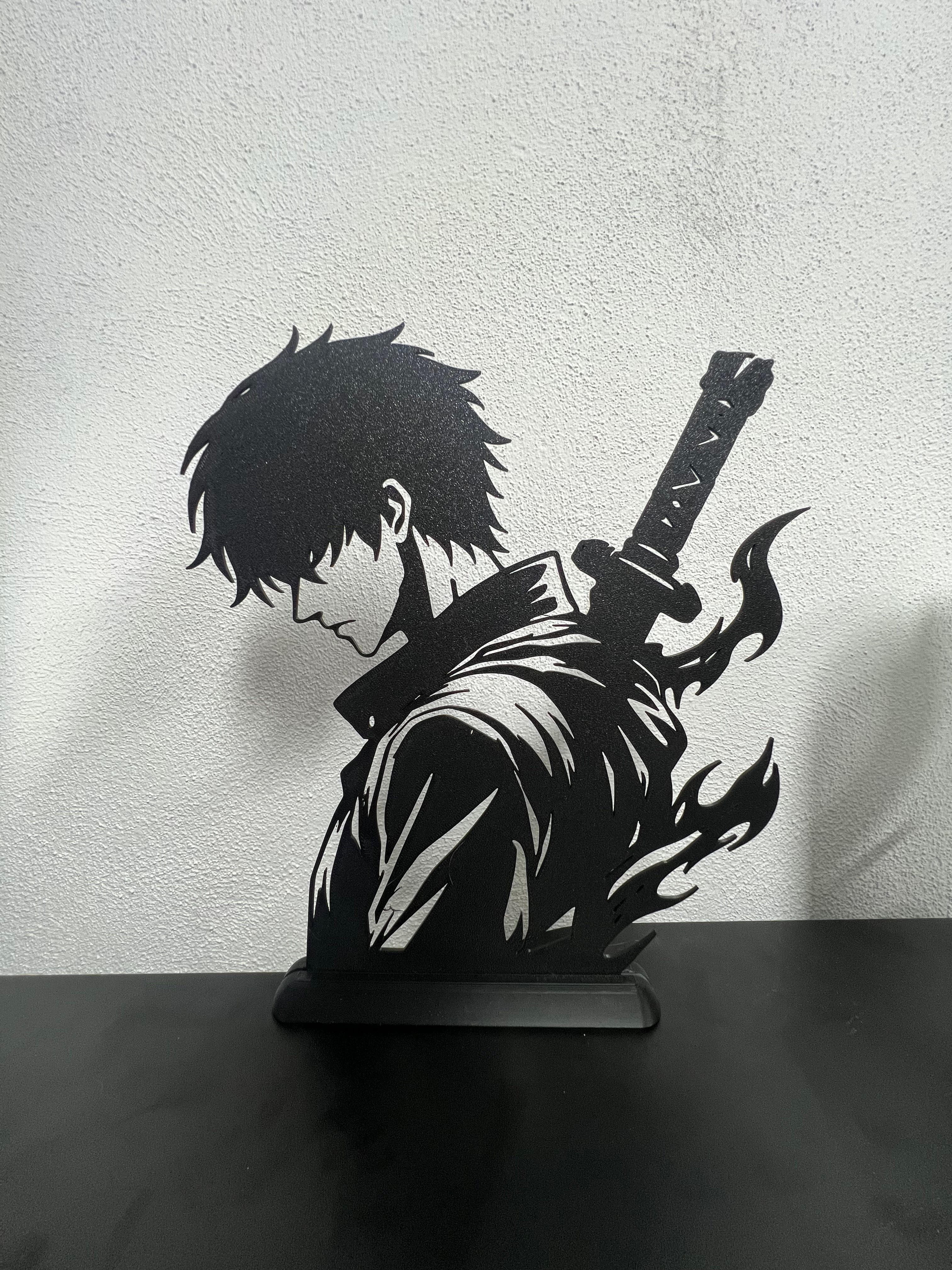 Silhouette da esposizione Solo Leveling