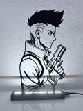 Lampada LED con silhouette 3D di David (Cyberpunk: Edgerunners) – 3DOutline