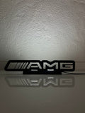 Lampada da esposizione con LED logo Mercedes AMG