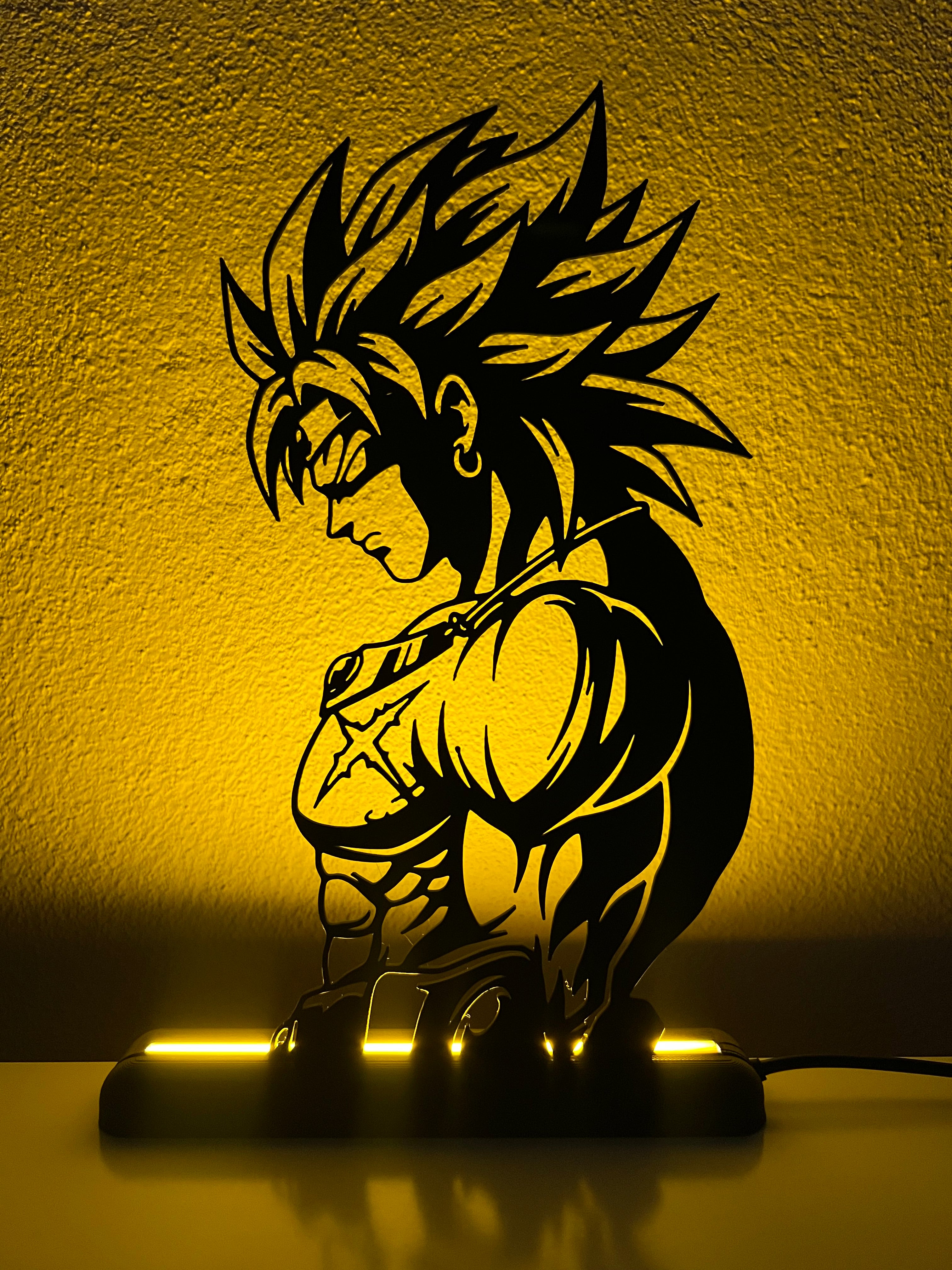 Lampada da esposizione con LED Broly - Dragonball