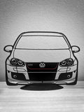 Silhouette da esposizione Volkswagen Golf mk5