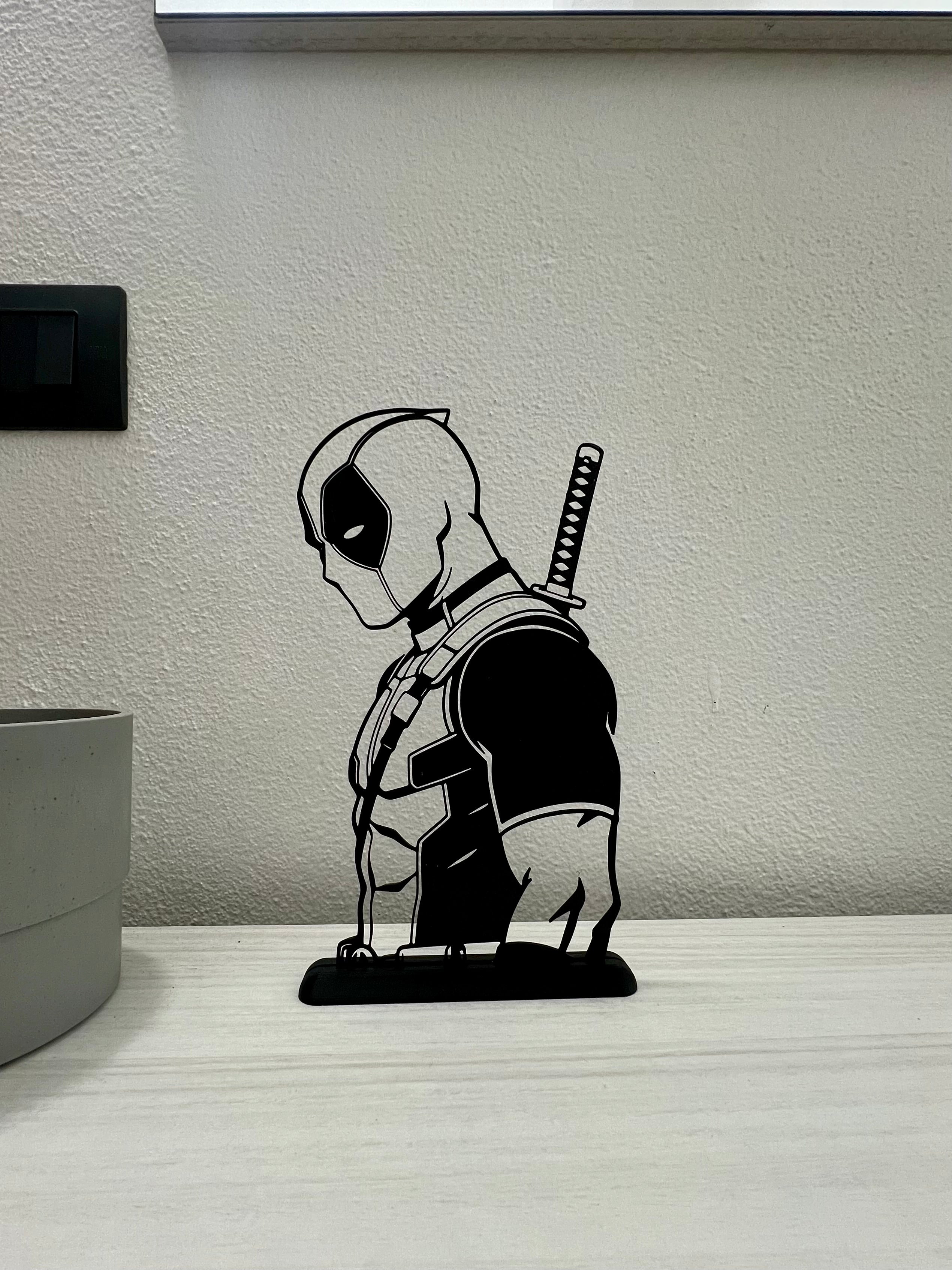 Silhouette da esposizione Deadpool - Marvel