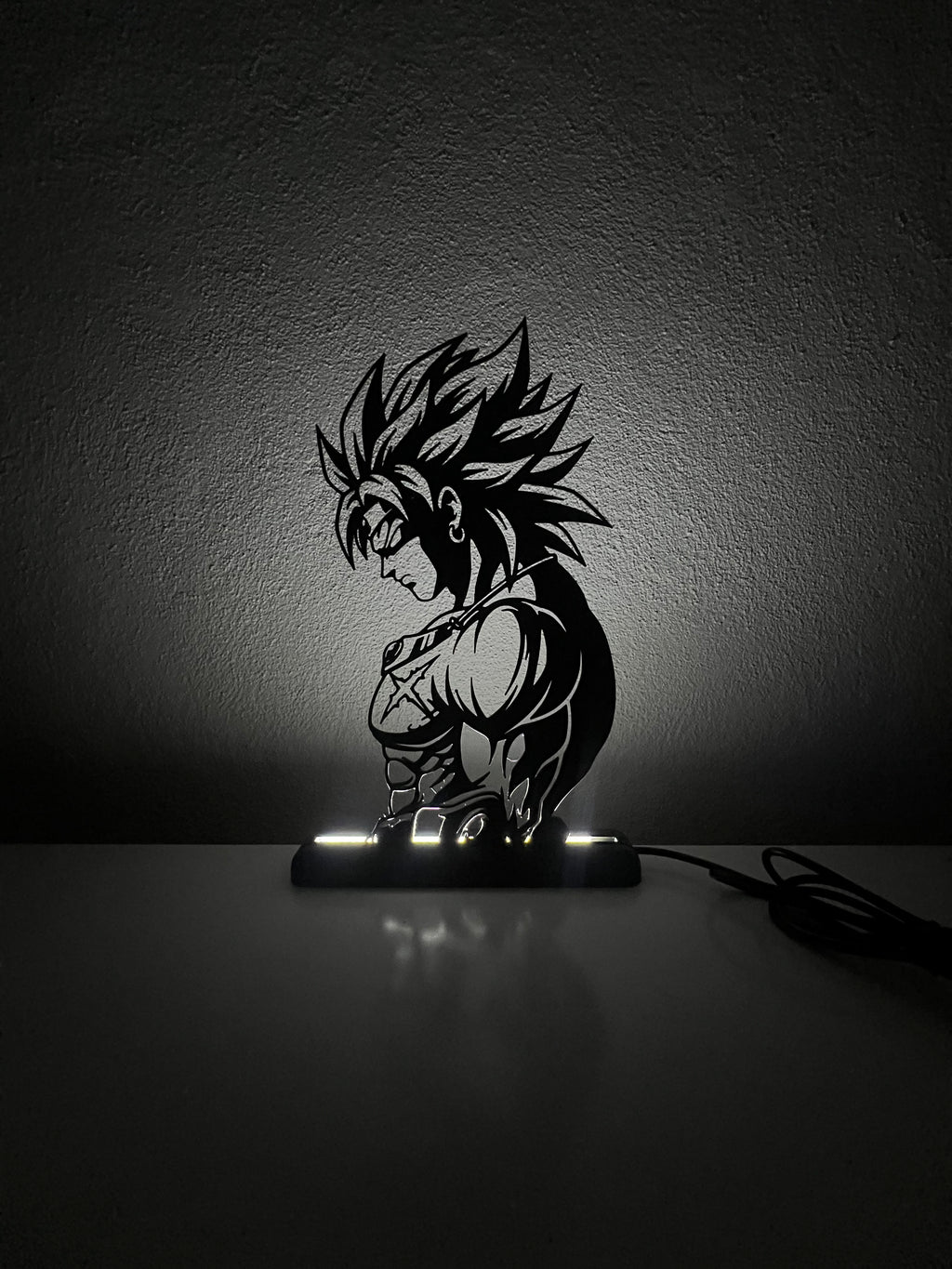 Lampada da esposizione con LED Broly - Dragonball