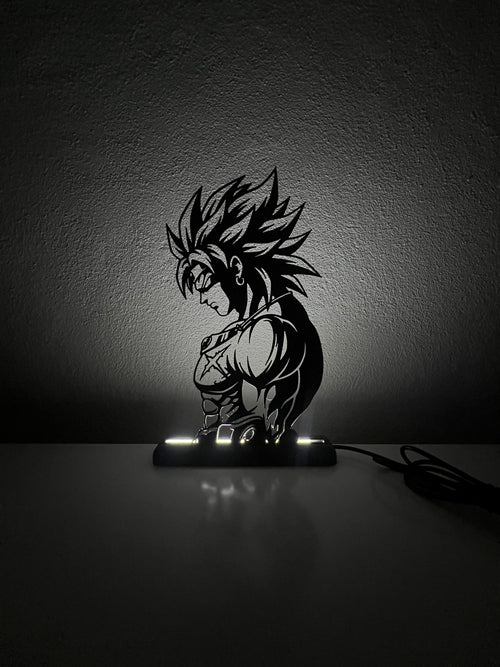 Lampada da esposizione con LED Broly - Dragonball