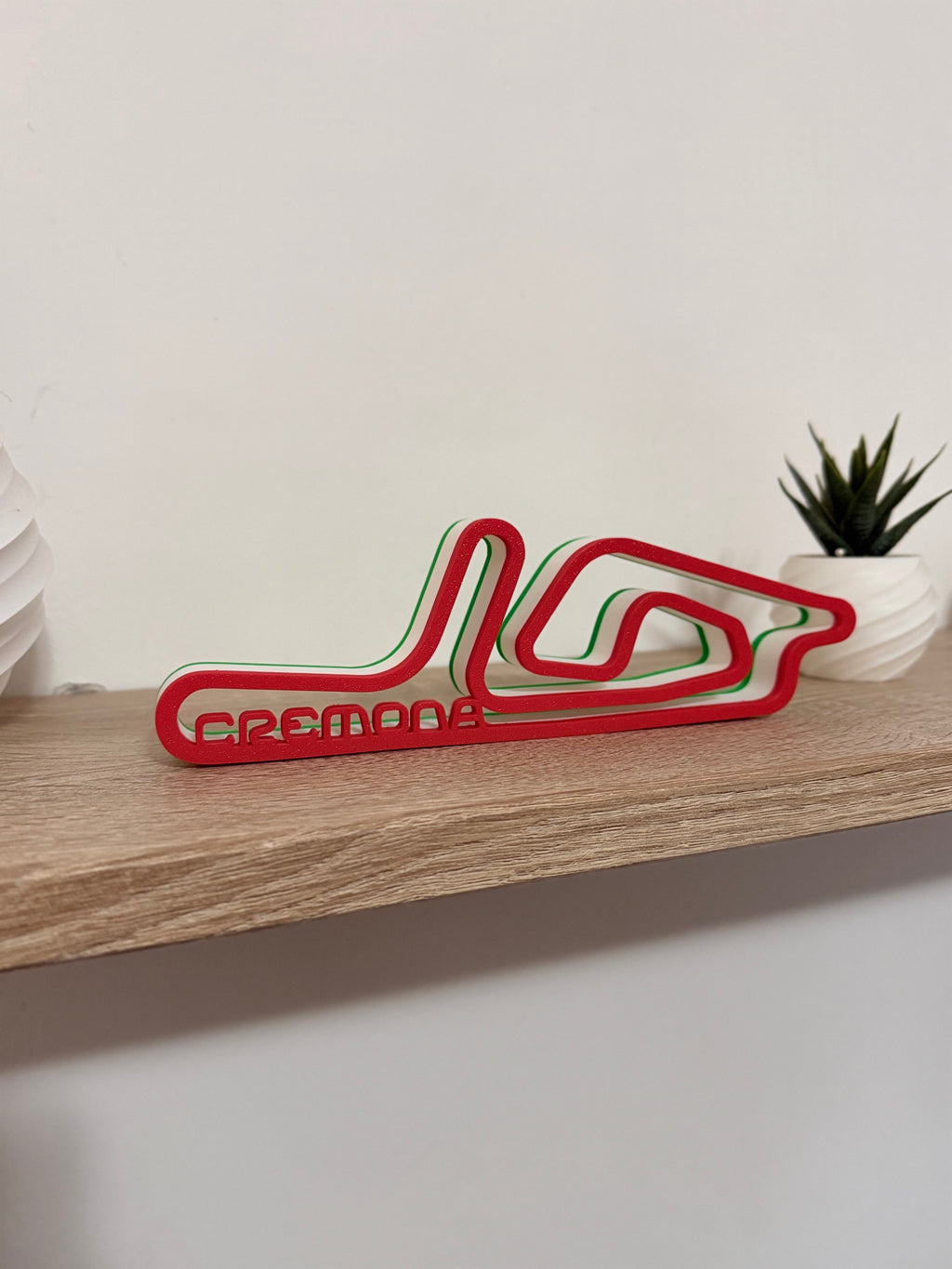 Tracciato 3D Circuito di Cremona, vista di tre quarti