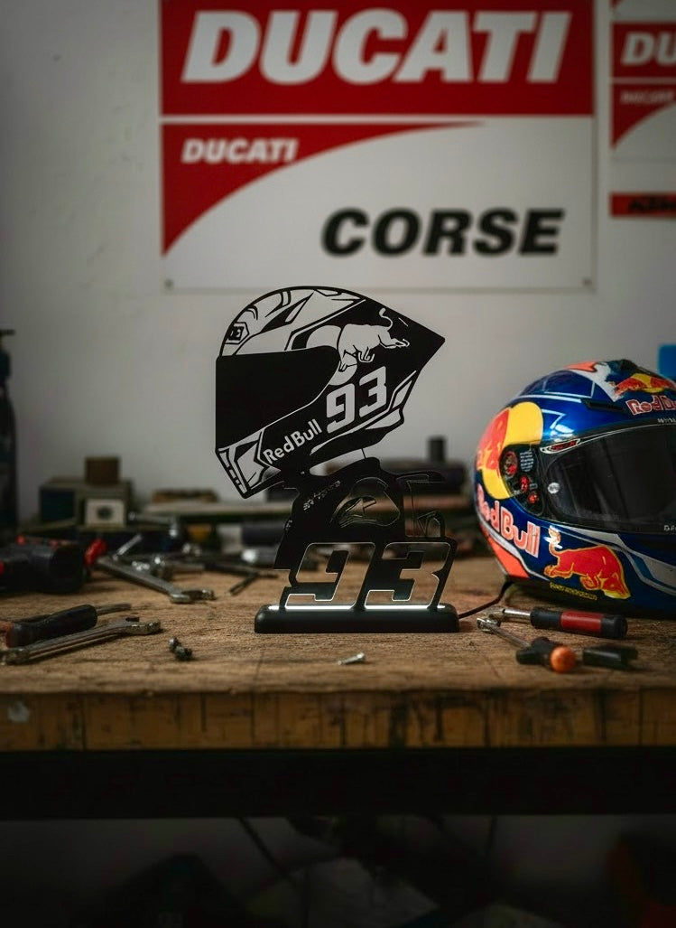 Lampada da esposizione con LED Marc Marquez - MOTOGP