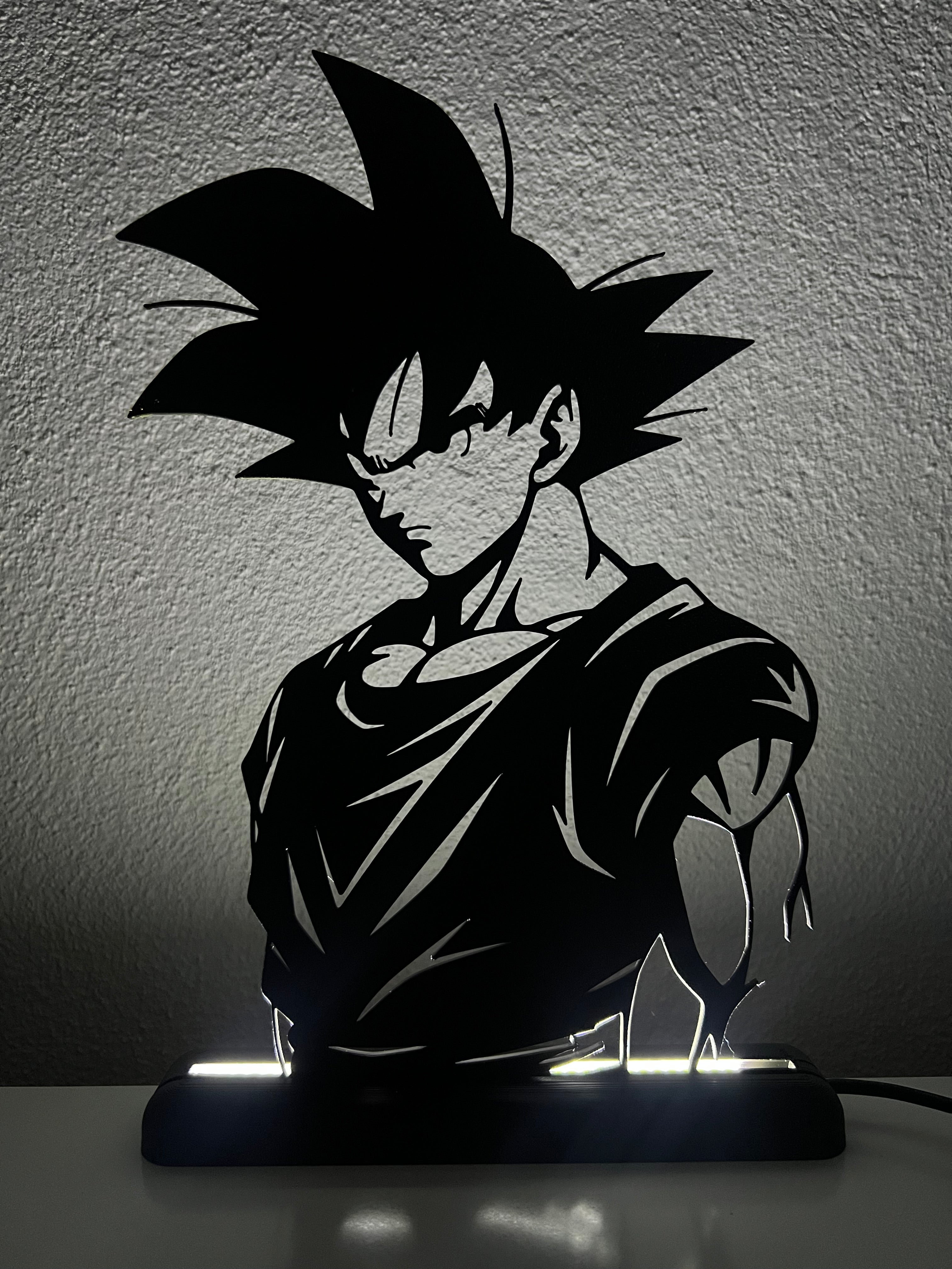 Lampada da esposizione con LED Goku - Dragonball