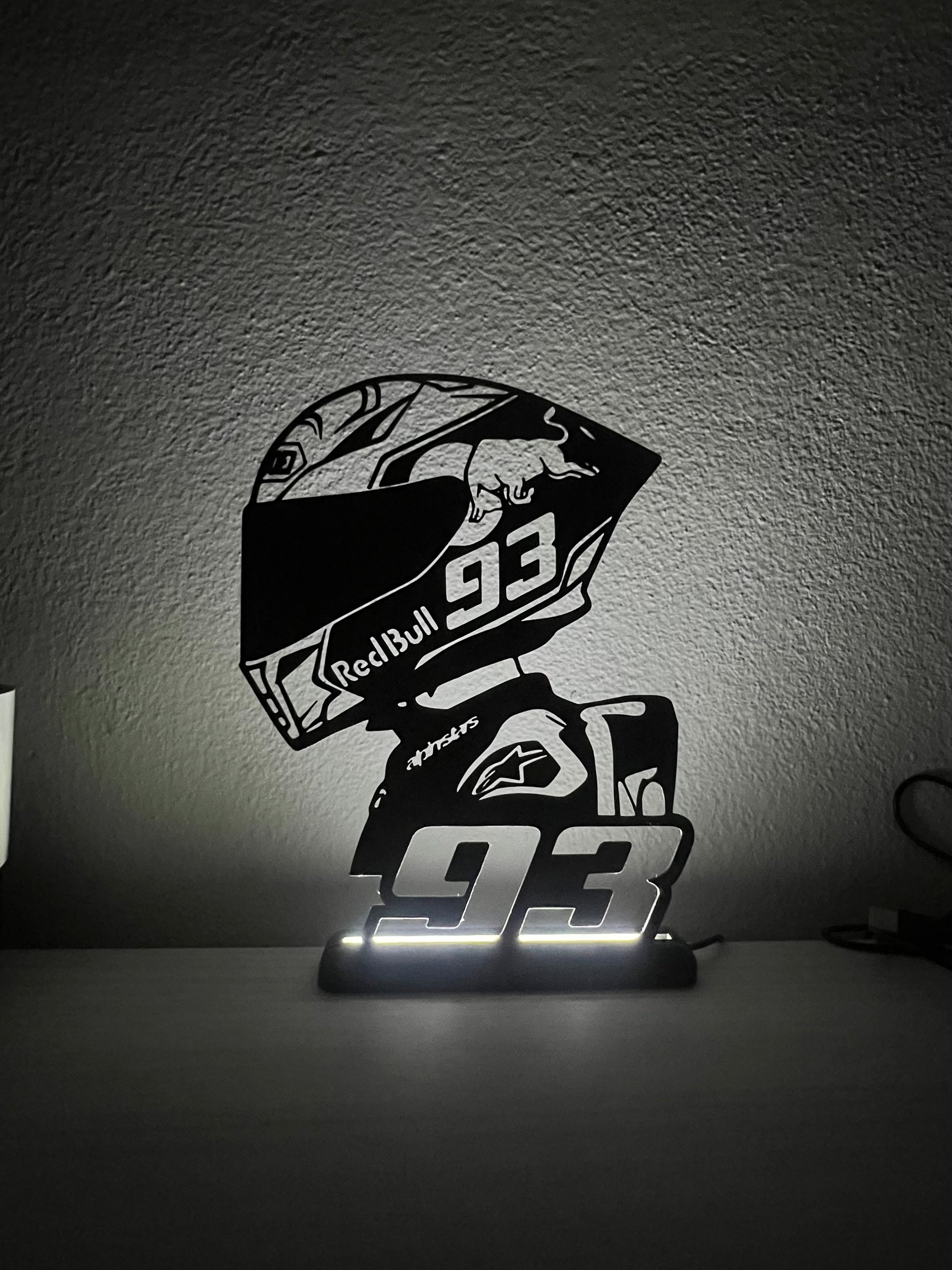 Lampada da esposizione con LED Marc Marquez - MOTOGP