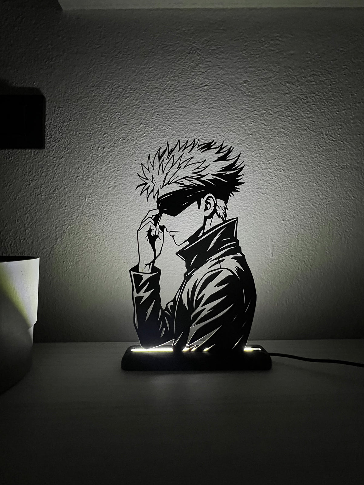Wall Led Gojo Lampada da esposizione con LED Gojo - Jujutsu Kaisen – 3DOutline