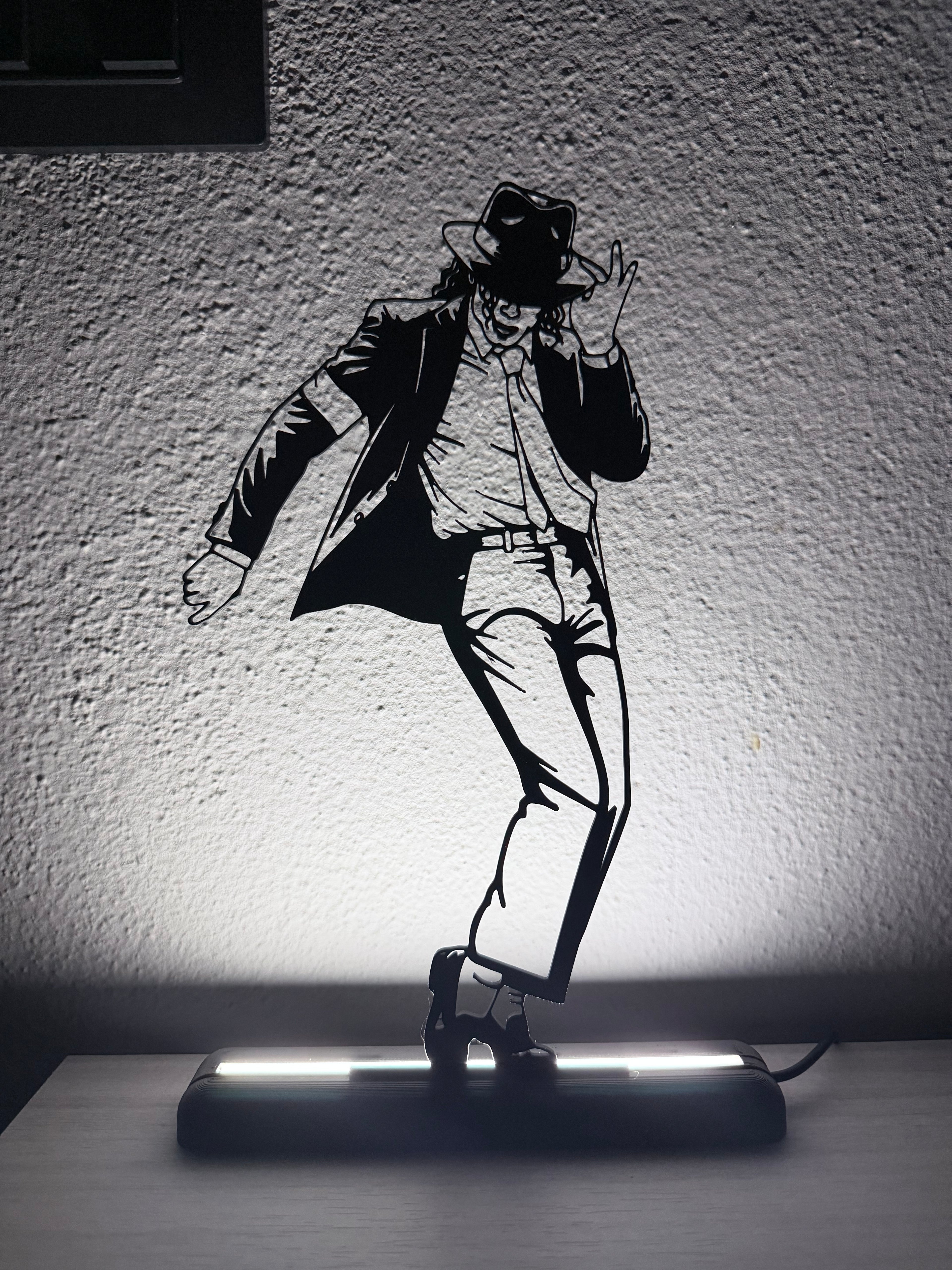 Lampada da esposizione con LED Michael Jackson