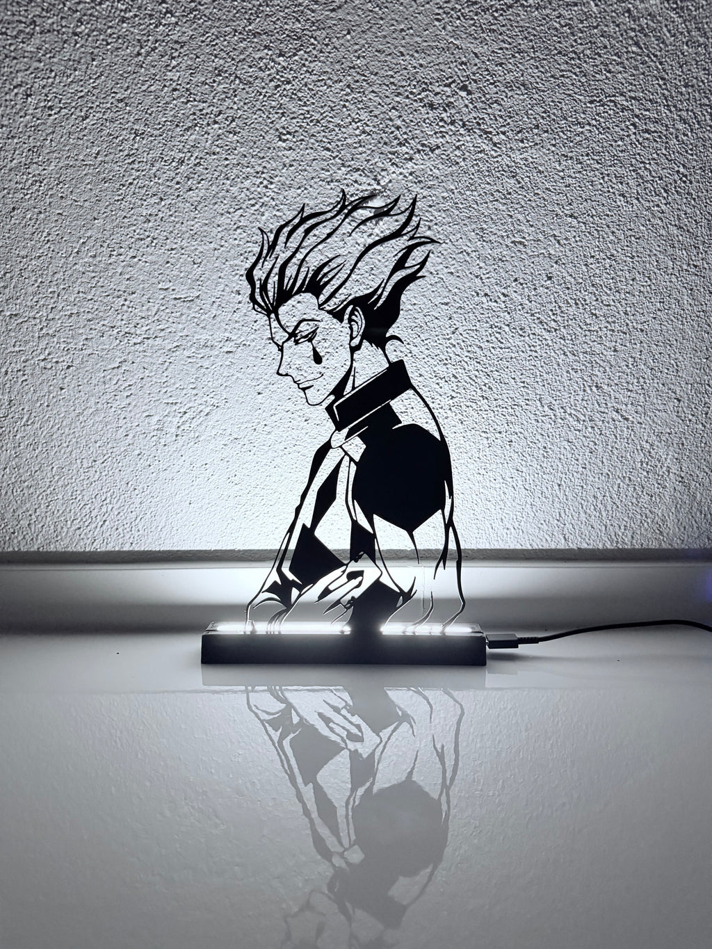 Lampada LED con silhouette 3D di Hisoka Morou (Hunter x Hunter) – 3DOutline – foto 3