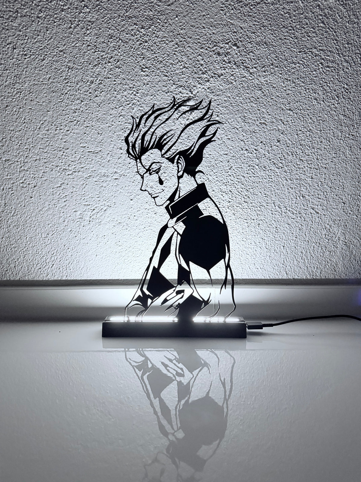 Lampada LED con silhouette 3D di Hisoka Morou (Hunter x Hunter) – 3DOutline – foto 3